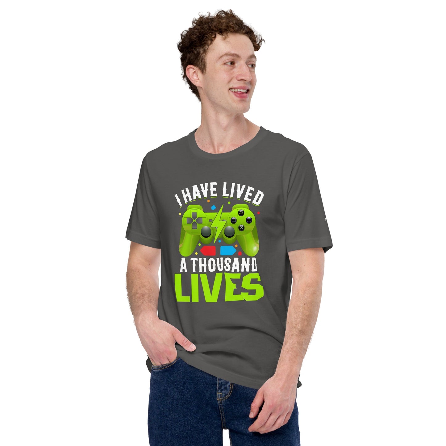 I have lived a thousand lives Unisex t-shirt by DarkByteGear