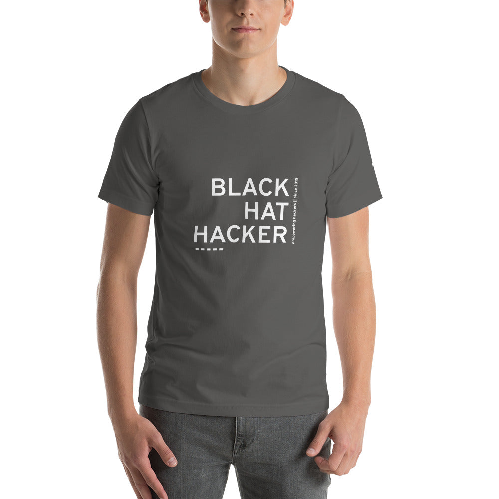 Black Hat Hacker V11 Unisex t-shirt by DarkByteGear