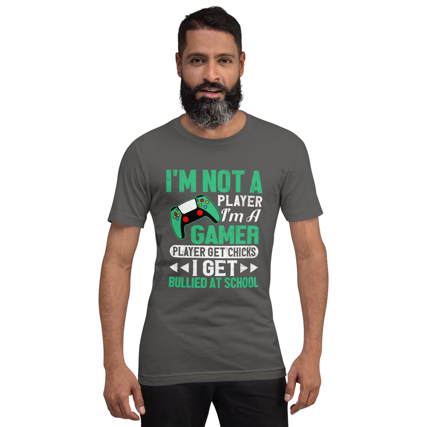 I am not a Player, I am a Gamer - Unisex t-shirt by DarkByteGear