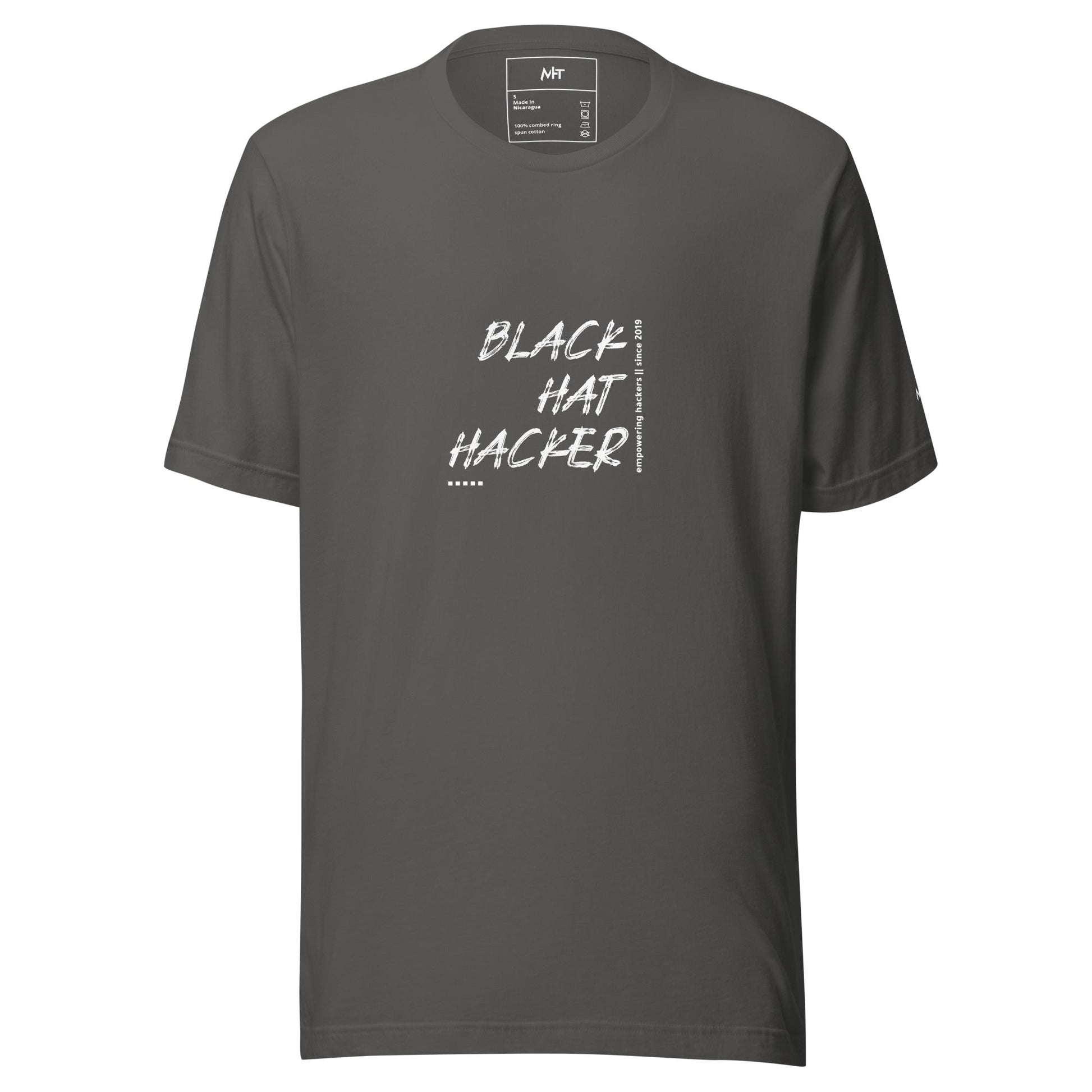 Black Hat Hacker V10 Unisex t-shirt by DarkByteGear