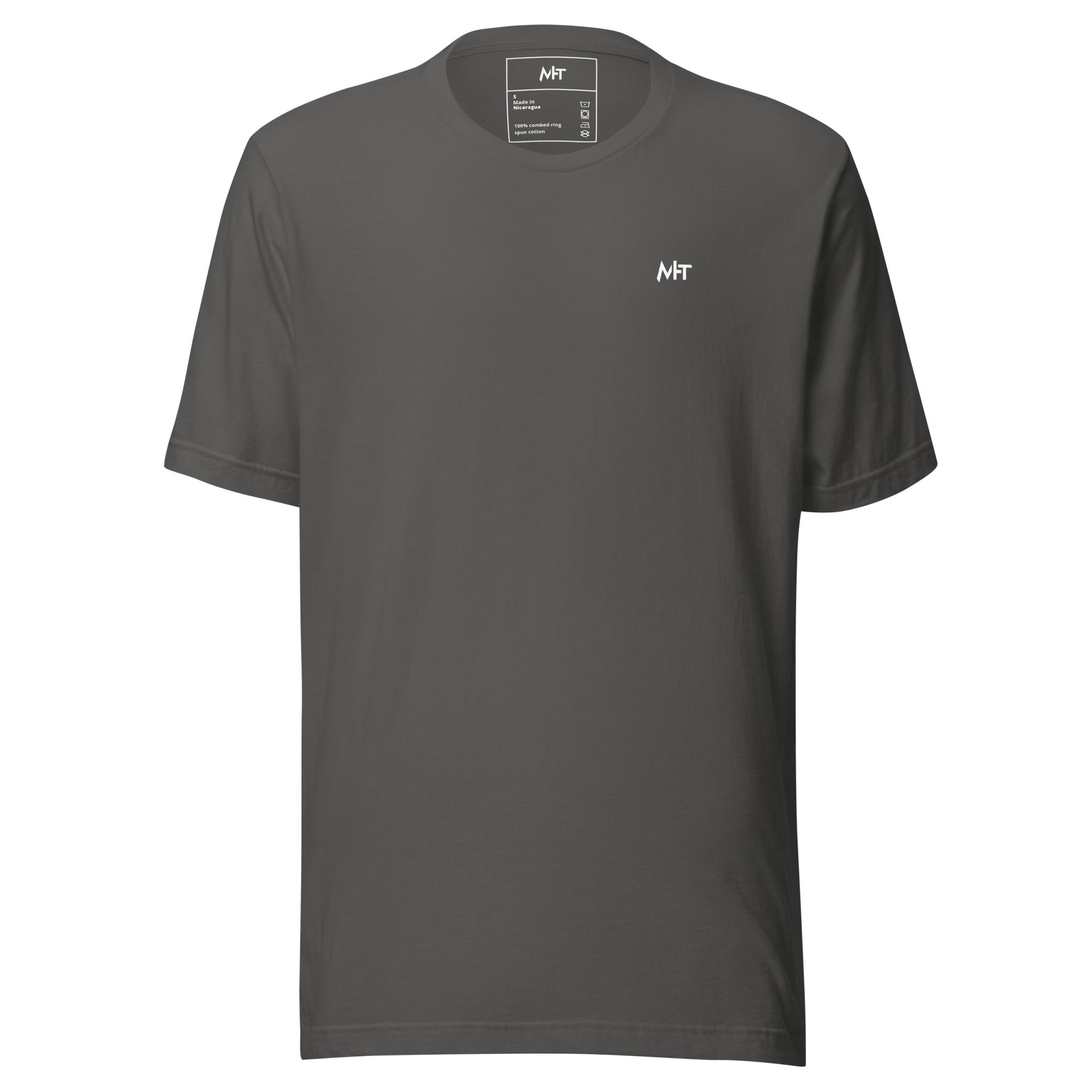 Black Hat Hacker V9 Unisex t-shirt ( Back Print ) by DarkByteGear