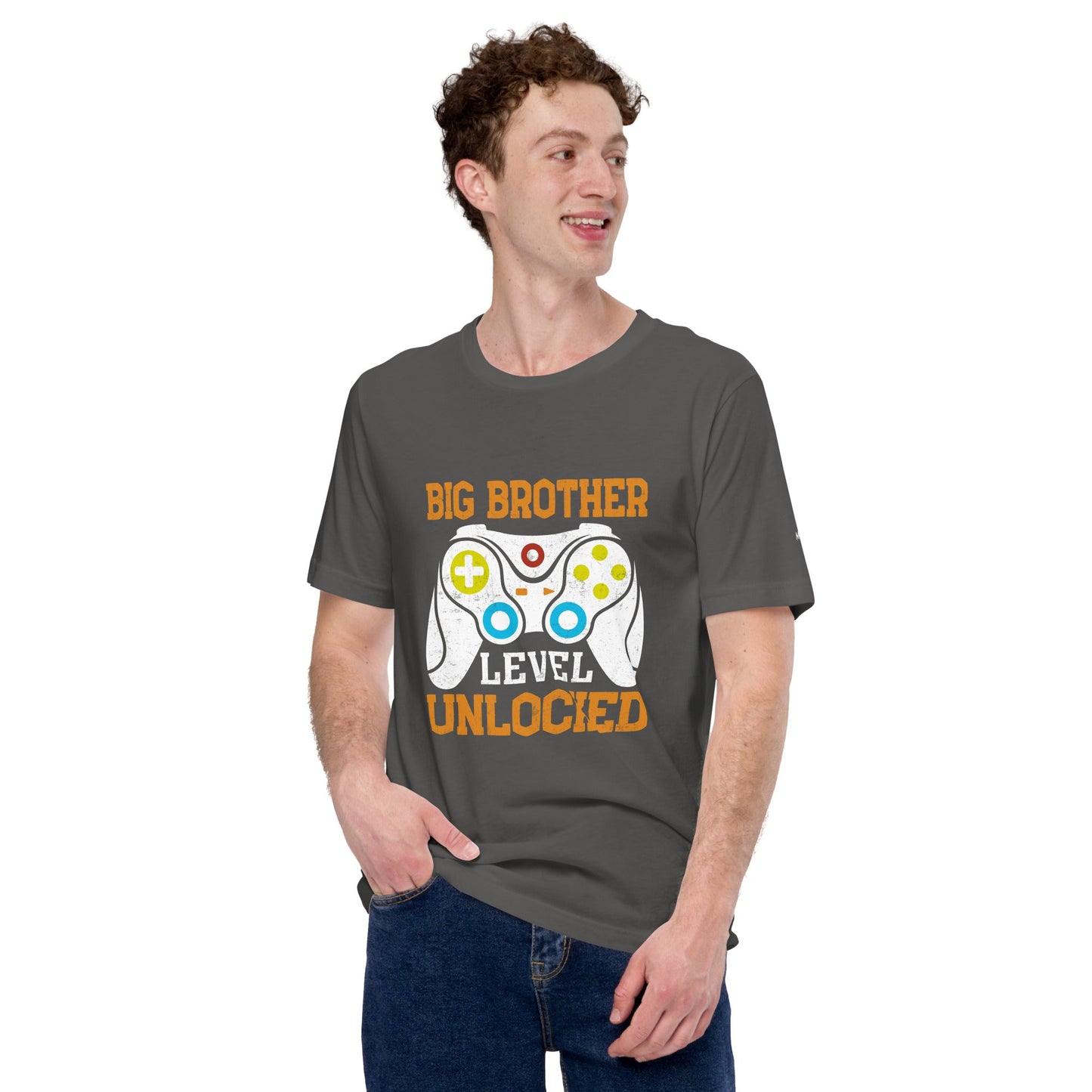 Big Brother Level Unlocked Unisex t-shirt by DarkByteGear