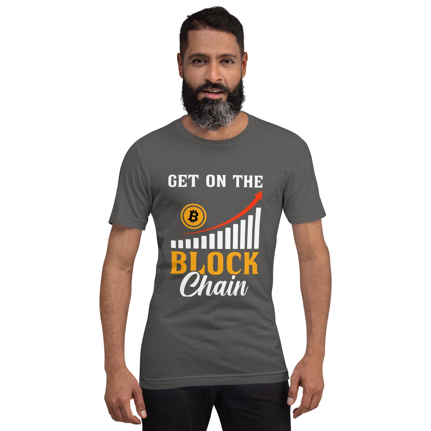 Get on the Block Chain - Unisex t-shirt by DarkByteGear