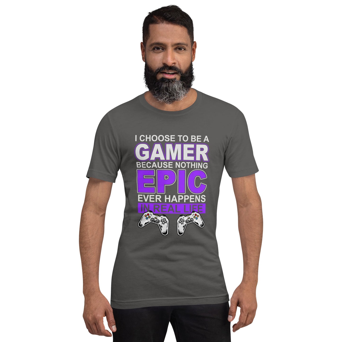 Gamer Epic in Real Life - Unisex t-shirt by DarkByteGear