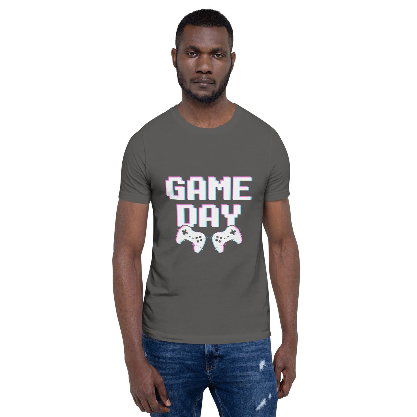 Game Day Lego White - Unisex t-shirt by DarkByteGear