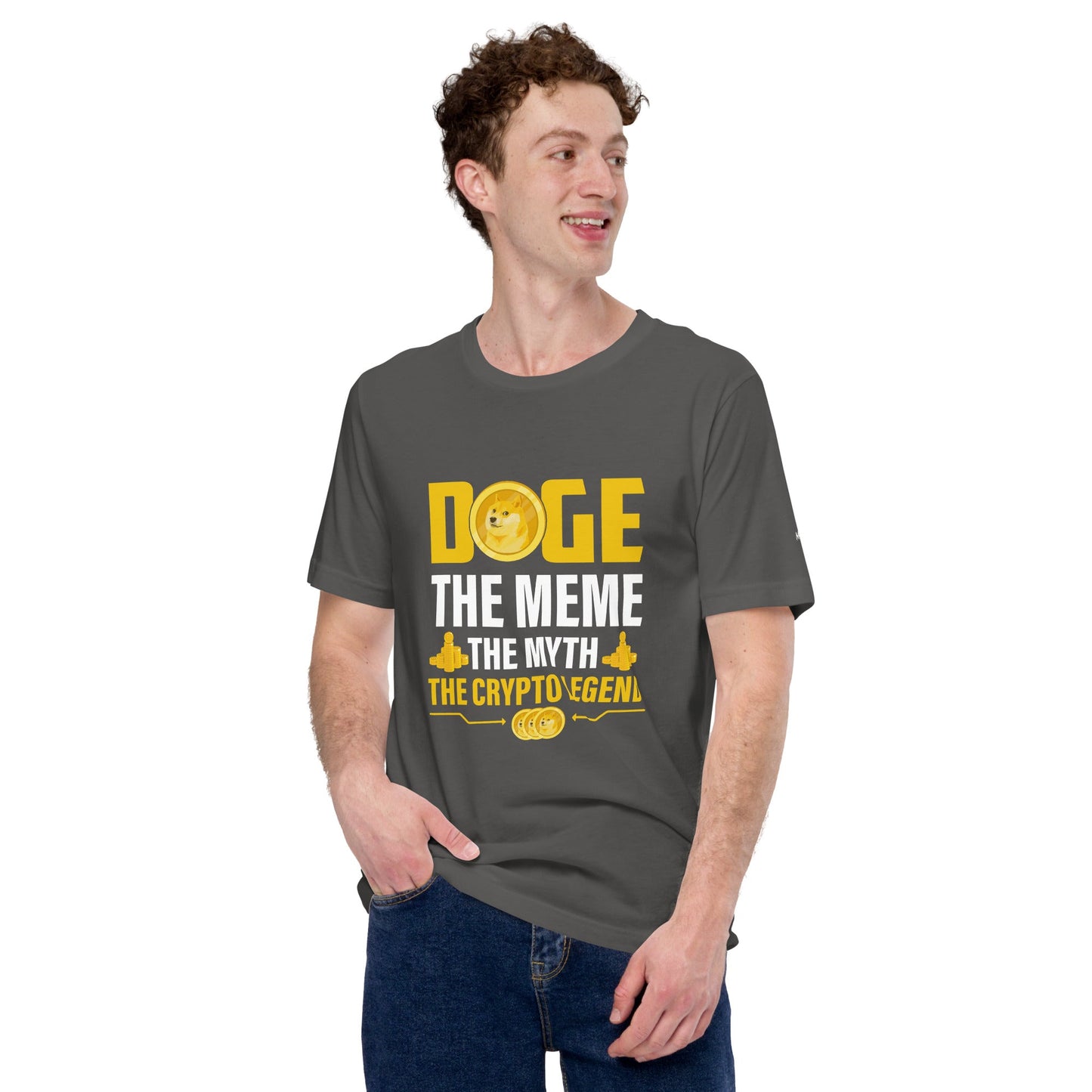 Doge the Meme, the Myth, the Crypto Legend - Unisex t-shirt by DarkByteGear