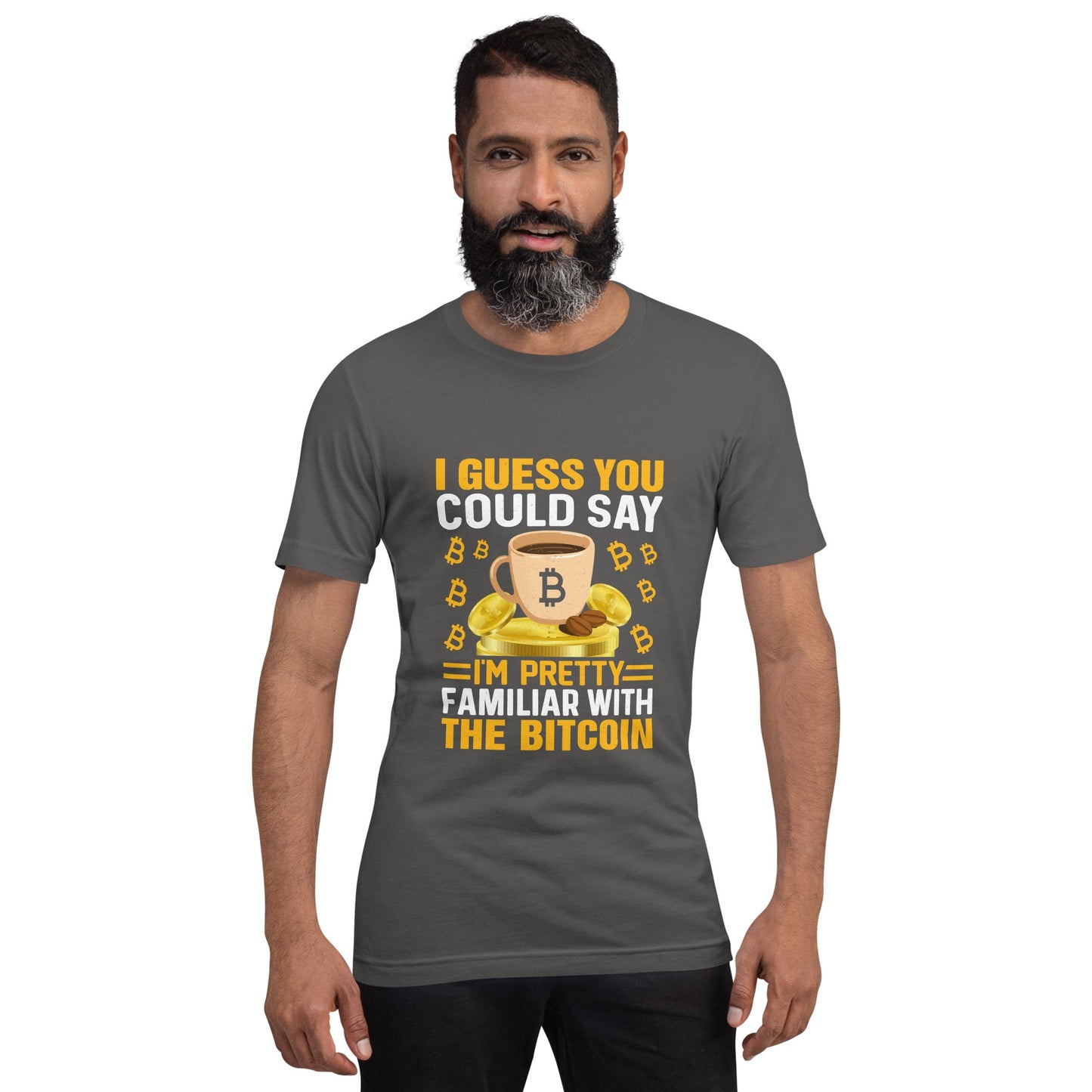 I guess you could say I am pretty familiar with the Bitcoin - Unisex t-shirt by DarkByteGear