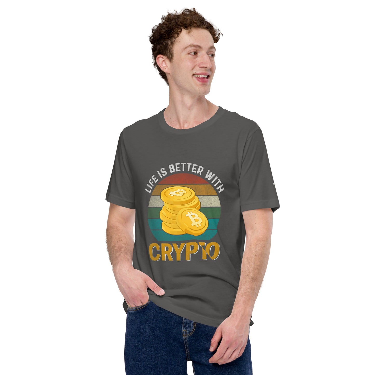Life is Better with Bitcoin - Unisex t-shirt by DarkByteGear