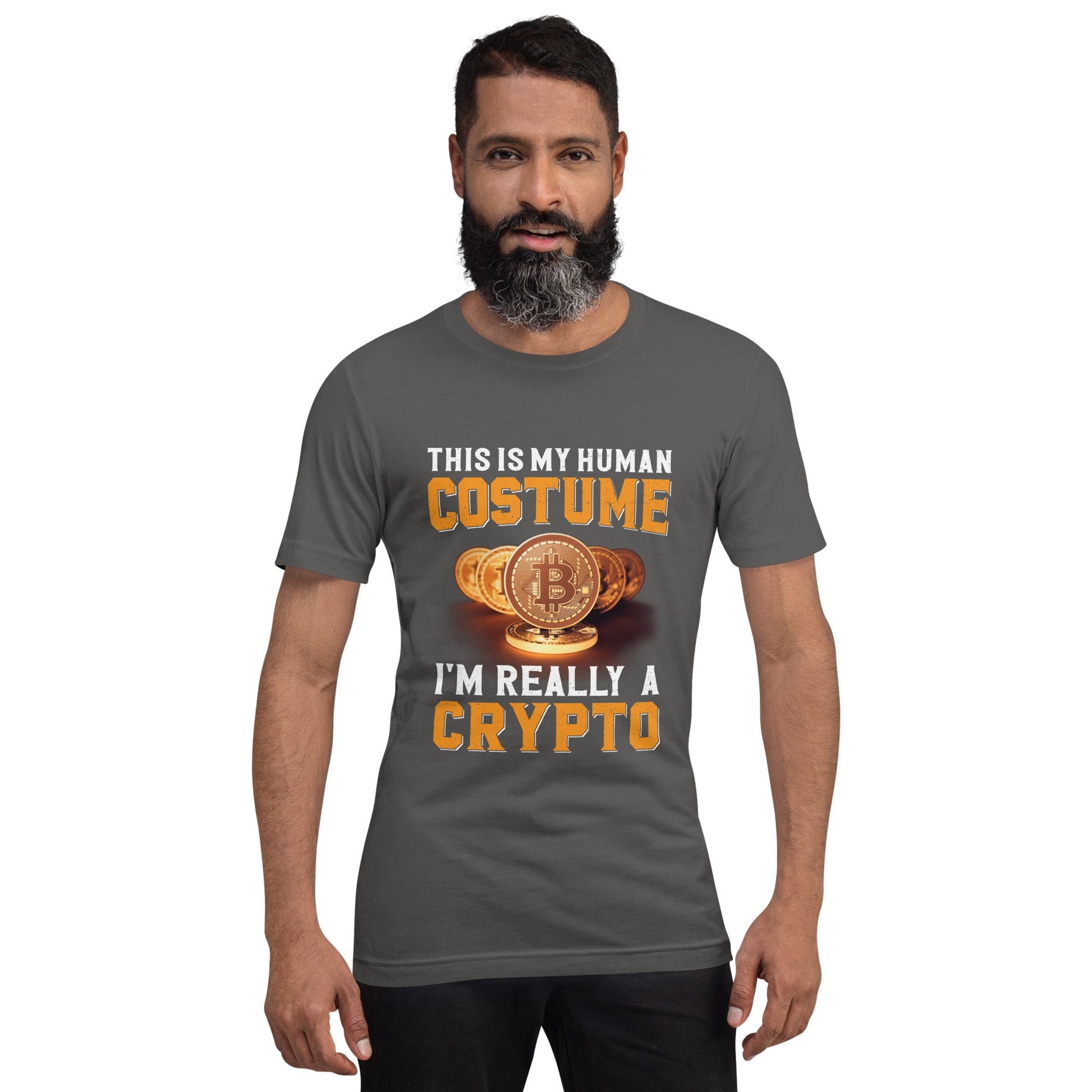 This is my Human Costume, I am a really a Crypto - Unisex t-shirt by DarkByteGear