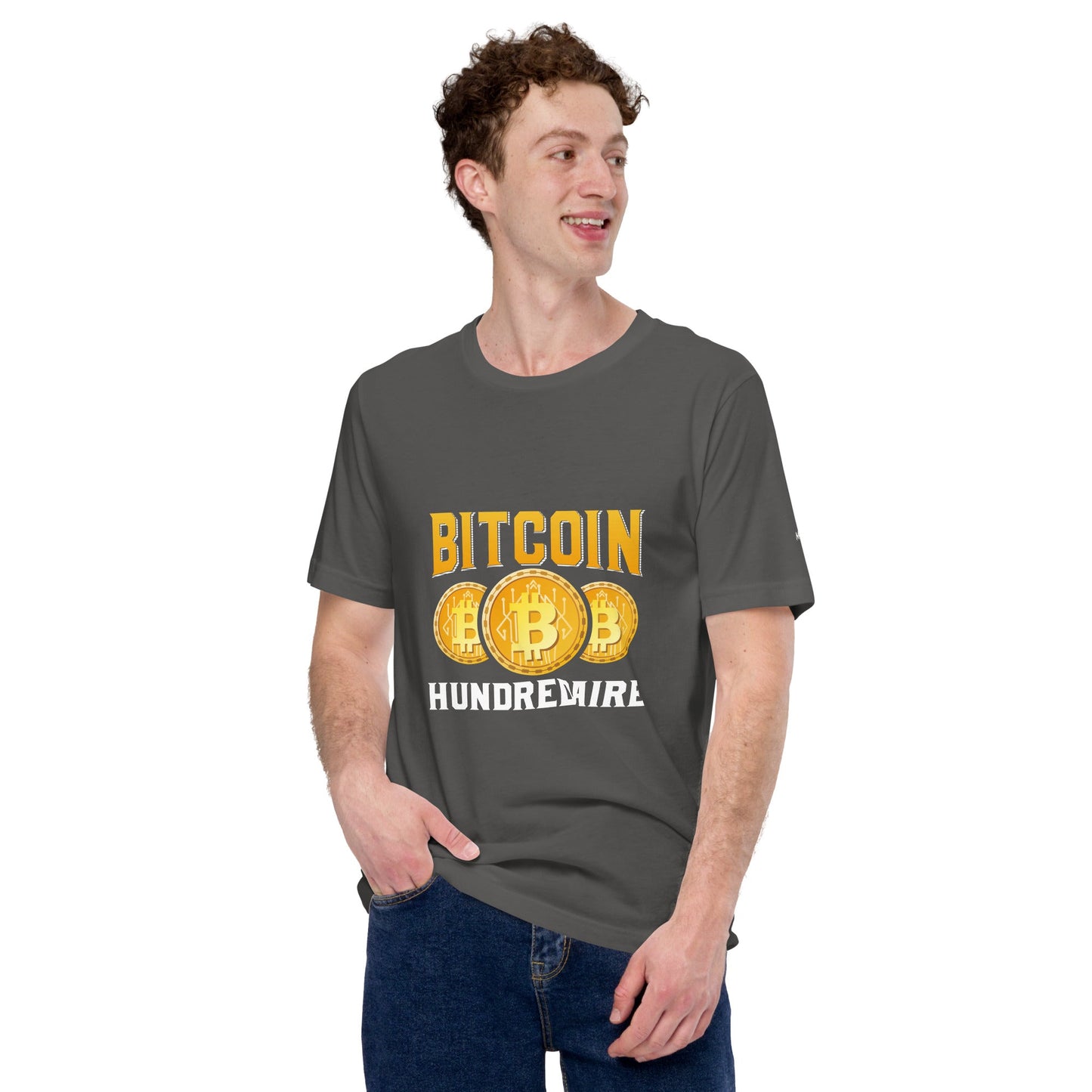 Bitcoin Hundredaire - Unisex t-shirt by DarkByteGear
