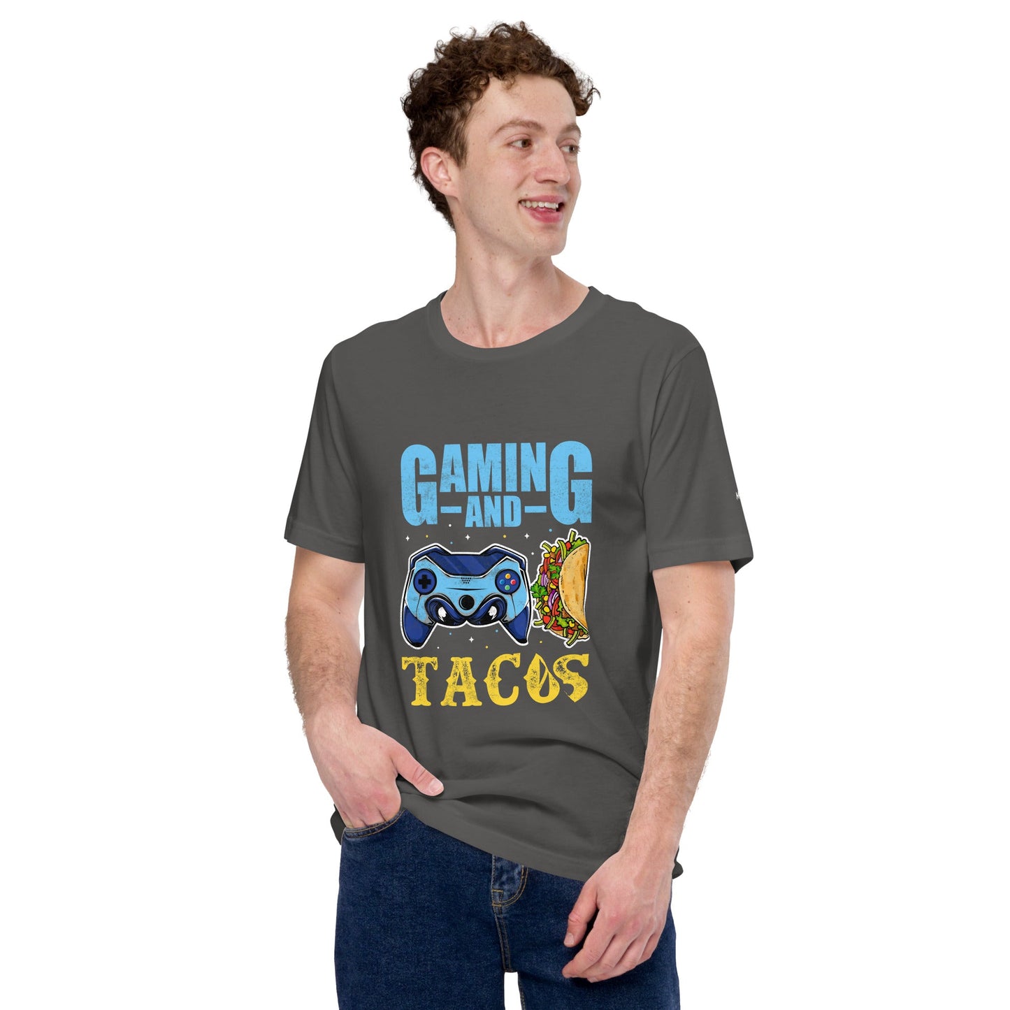 Gaming and Tacos - Unisex t-shirt by DarkByteGear