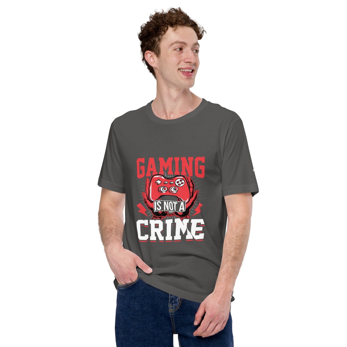 Gaming is not a Crime - Unisex t-shirt by DarkByteGear