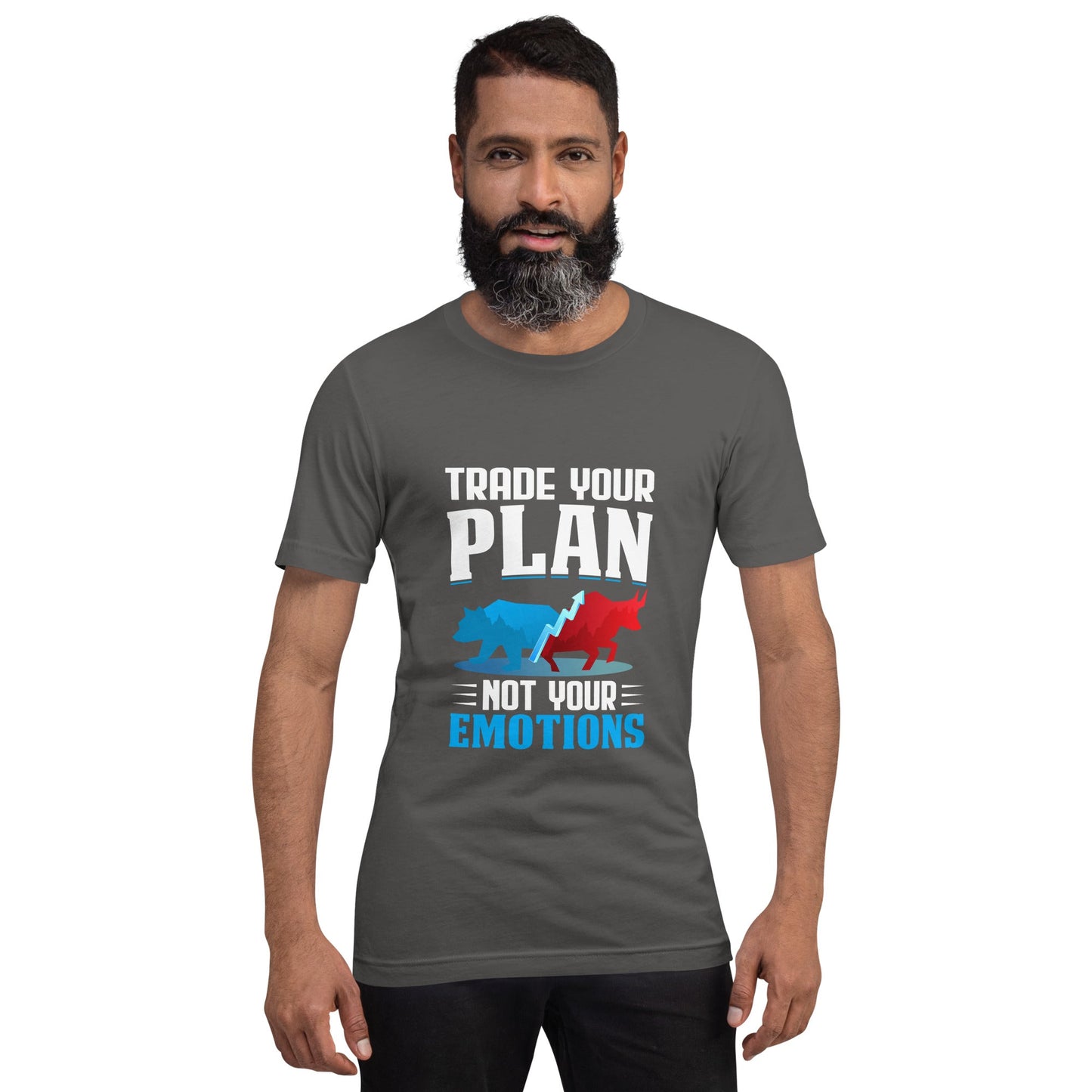 Trade your plan: not your emotion - Unisex t-shirt by DarkByteGear