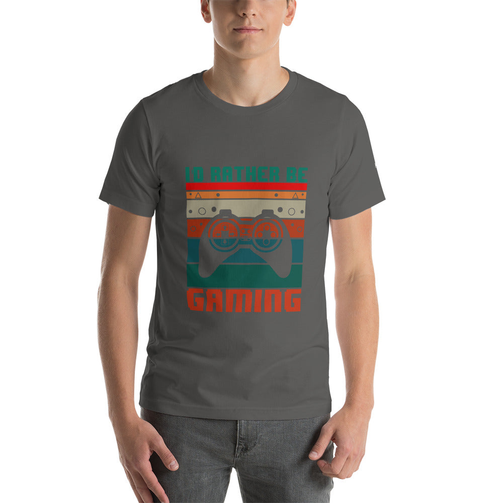 I'd rather be Gaming - Unisex t-shirt by DarkByteGear