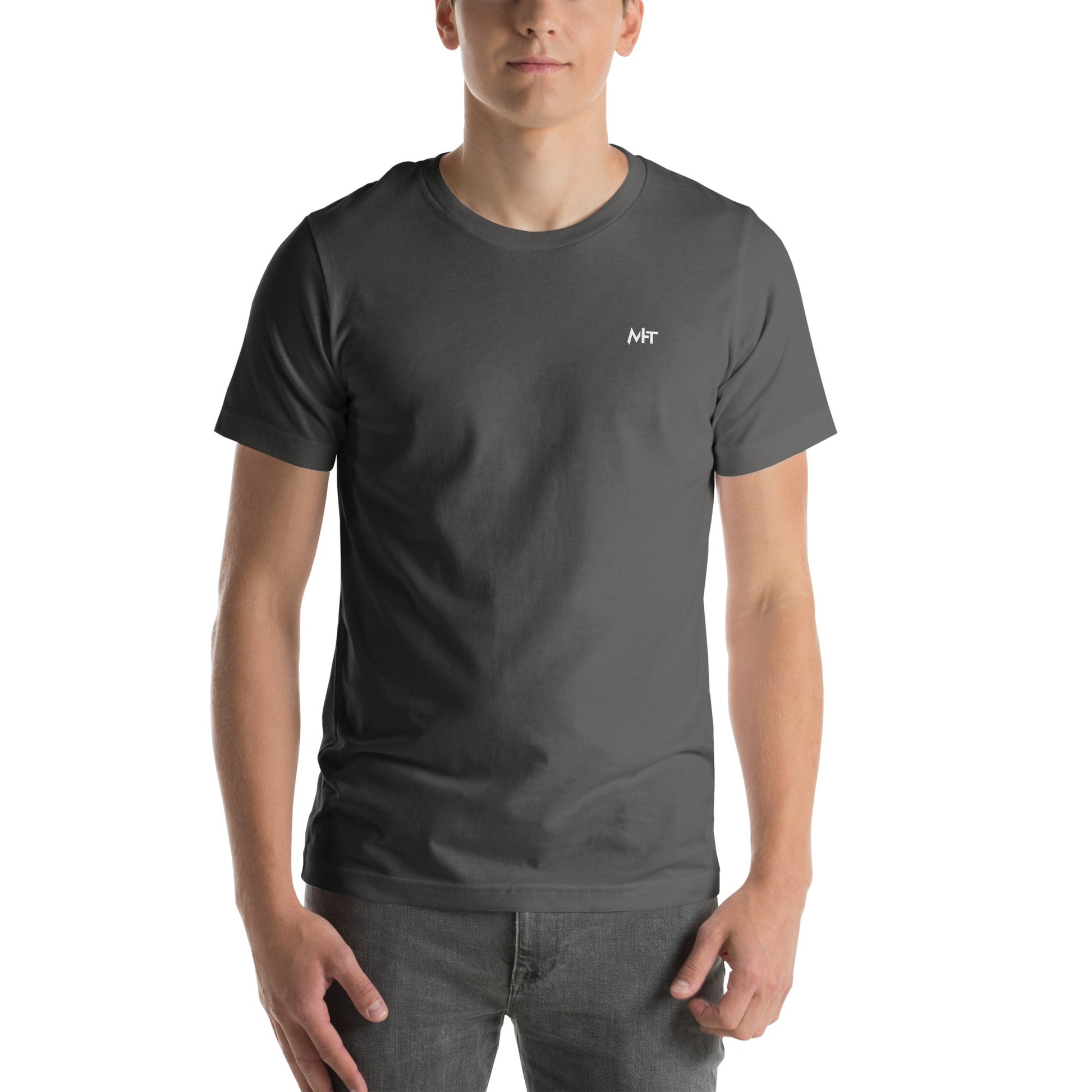 Bitcoin Accepted Here - Unisex t-shirt ( Back Print ) by DarkByteGear