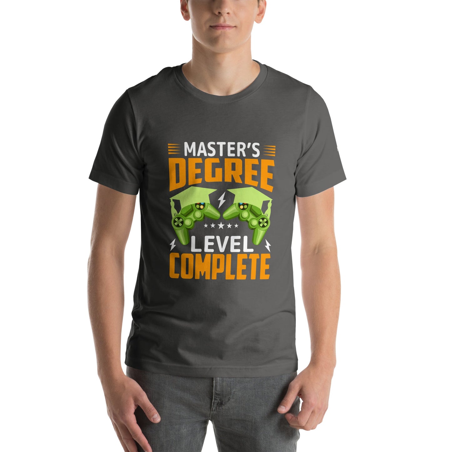 Master Degree Level Complete - Unisex t-shirt by DarkByteGear