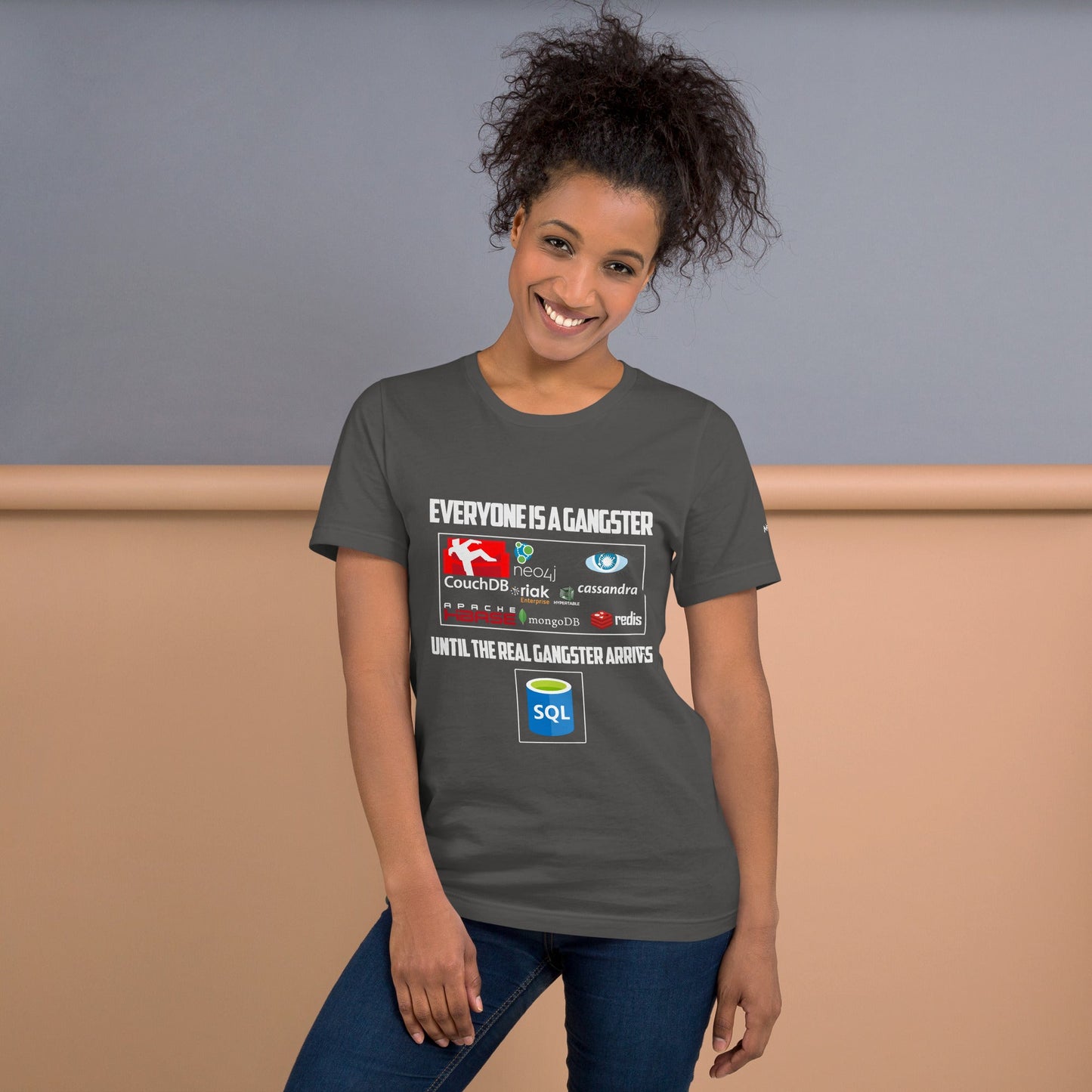 Everyone is a Gangster, until the real Gangster arrives - Unisex t-shirt by DarkByteGear