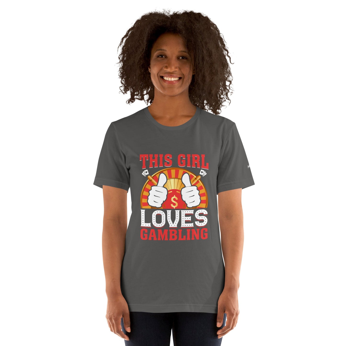 This Girl Loves Gambling - Unisex t-shirt by DarkByteGear
