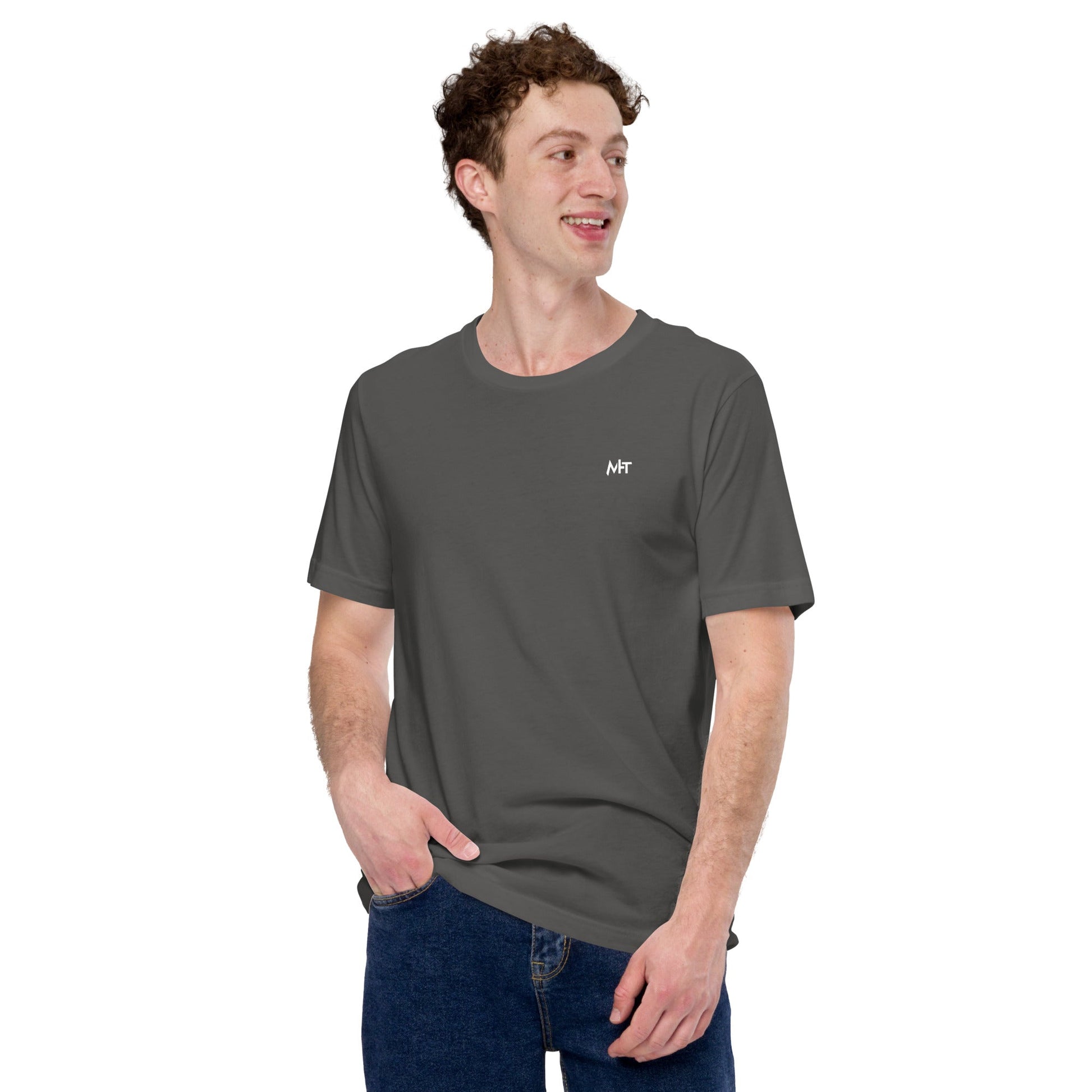 Gym now, hacking later - Unisex t-shirt ( Back Print ) by DarkByteGear