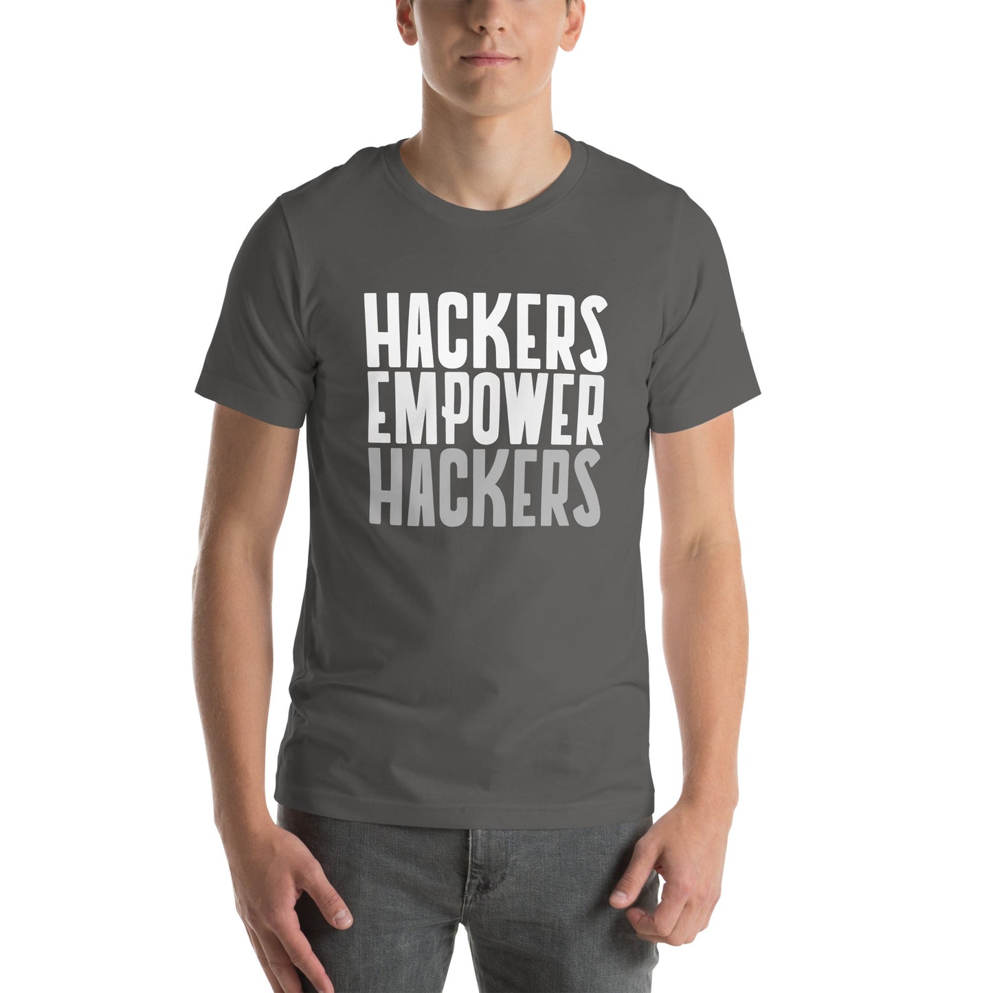 Hackers Empower Hackers - Unisex t-shirt by DarkByteGear