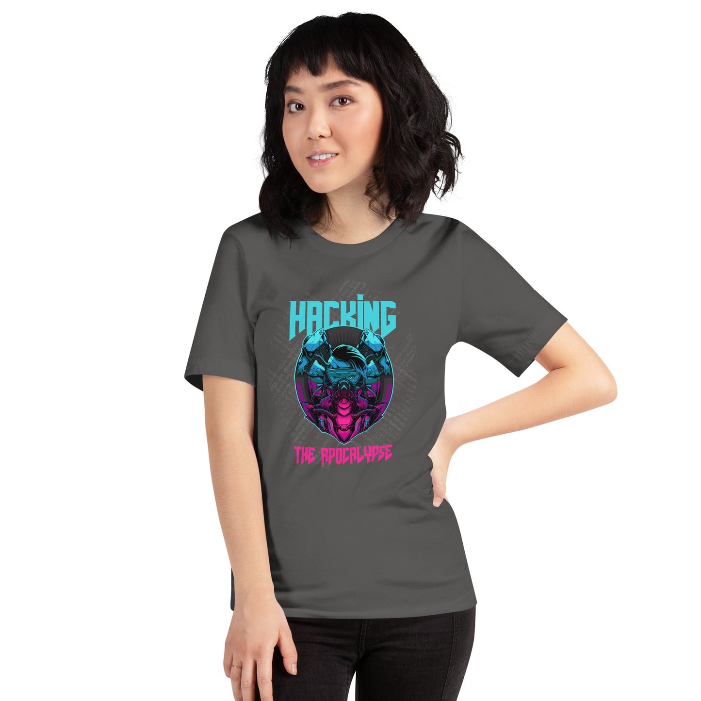 Hacking the apocalypse V2 - Unisex t-shirt by DarkByteGear