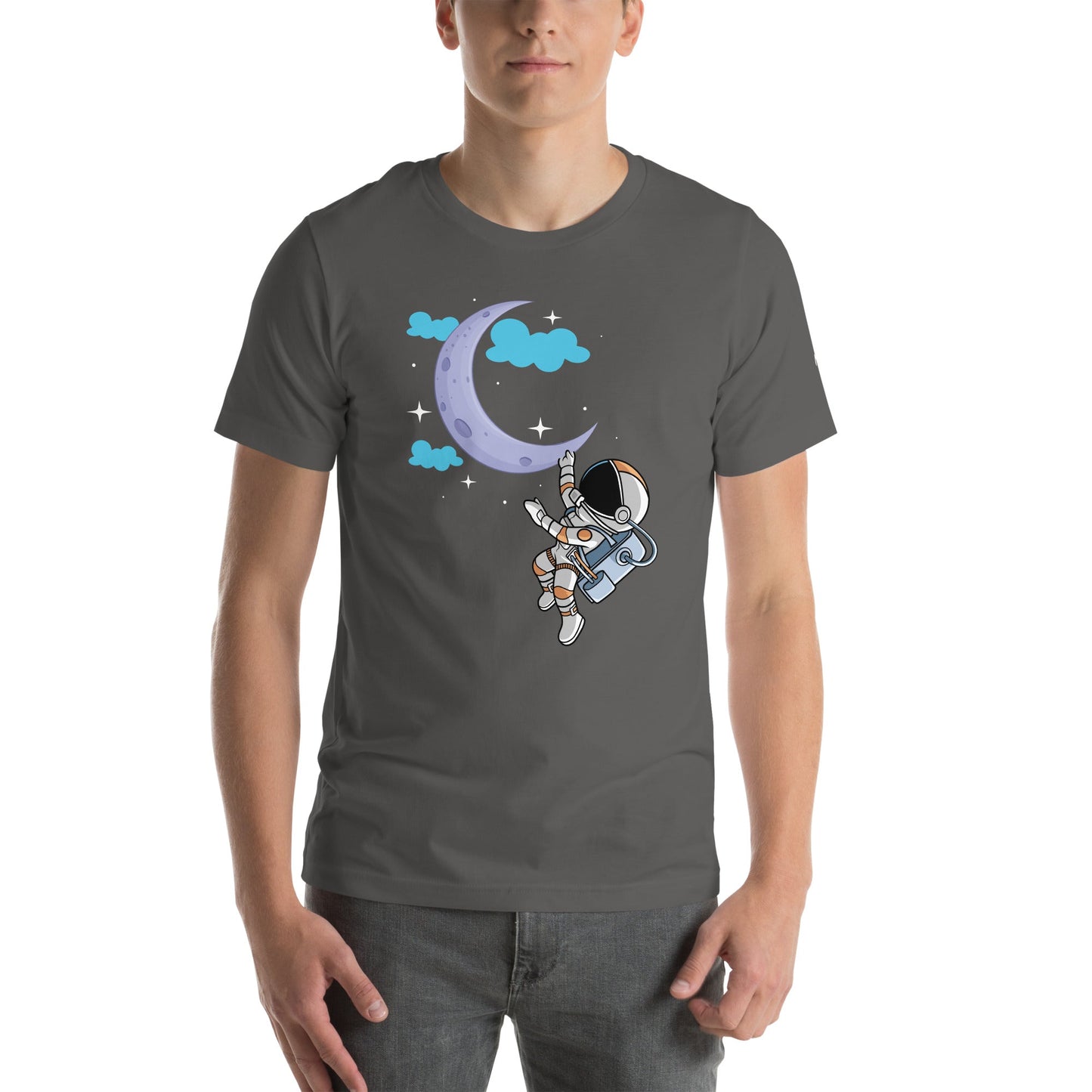 Full Moon Astronaut - Unisex t-shirt by DarkByteGear