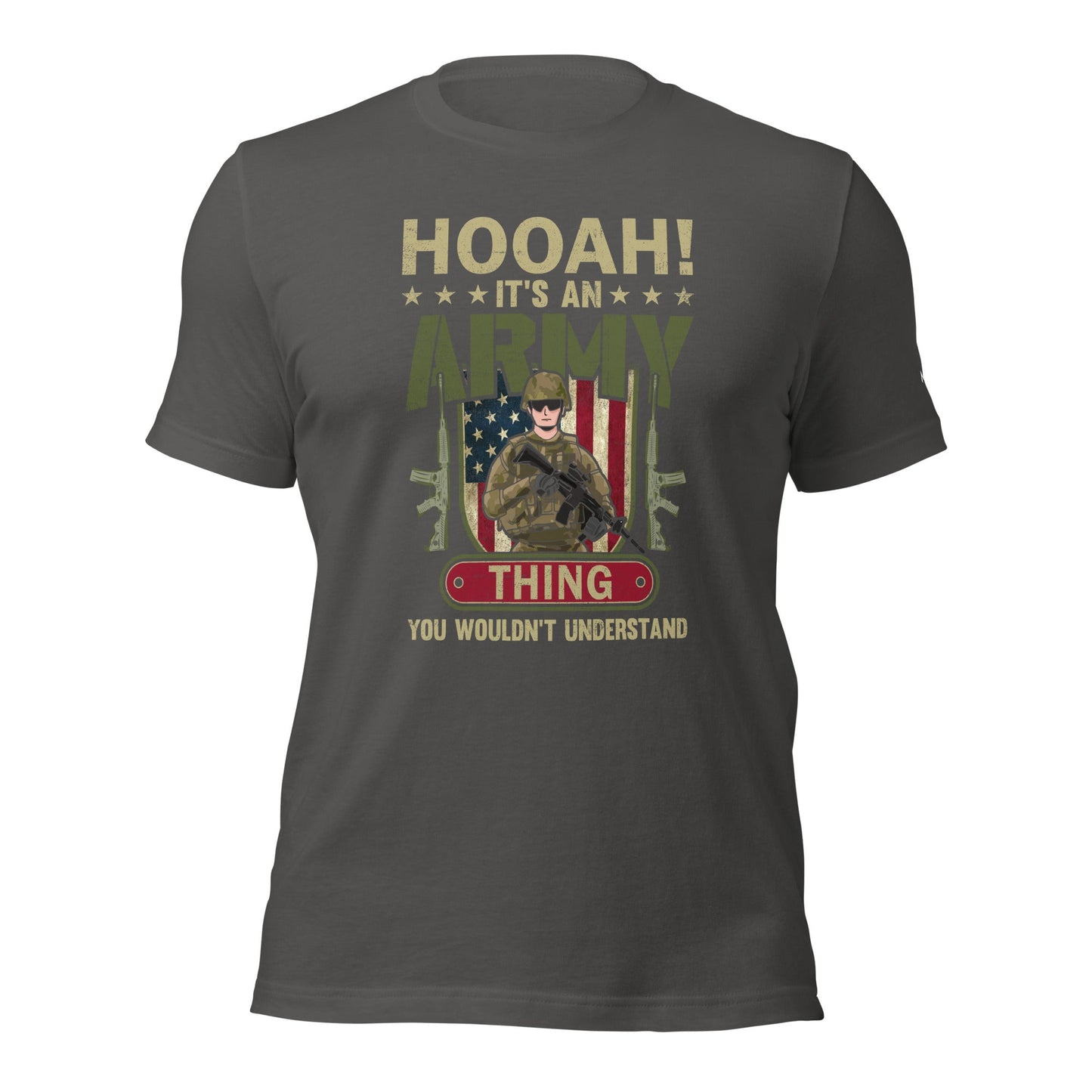 HOOAH! It's an Army thing you wouldn't understand - Unisex t-shirt by DarkByteGear
