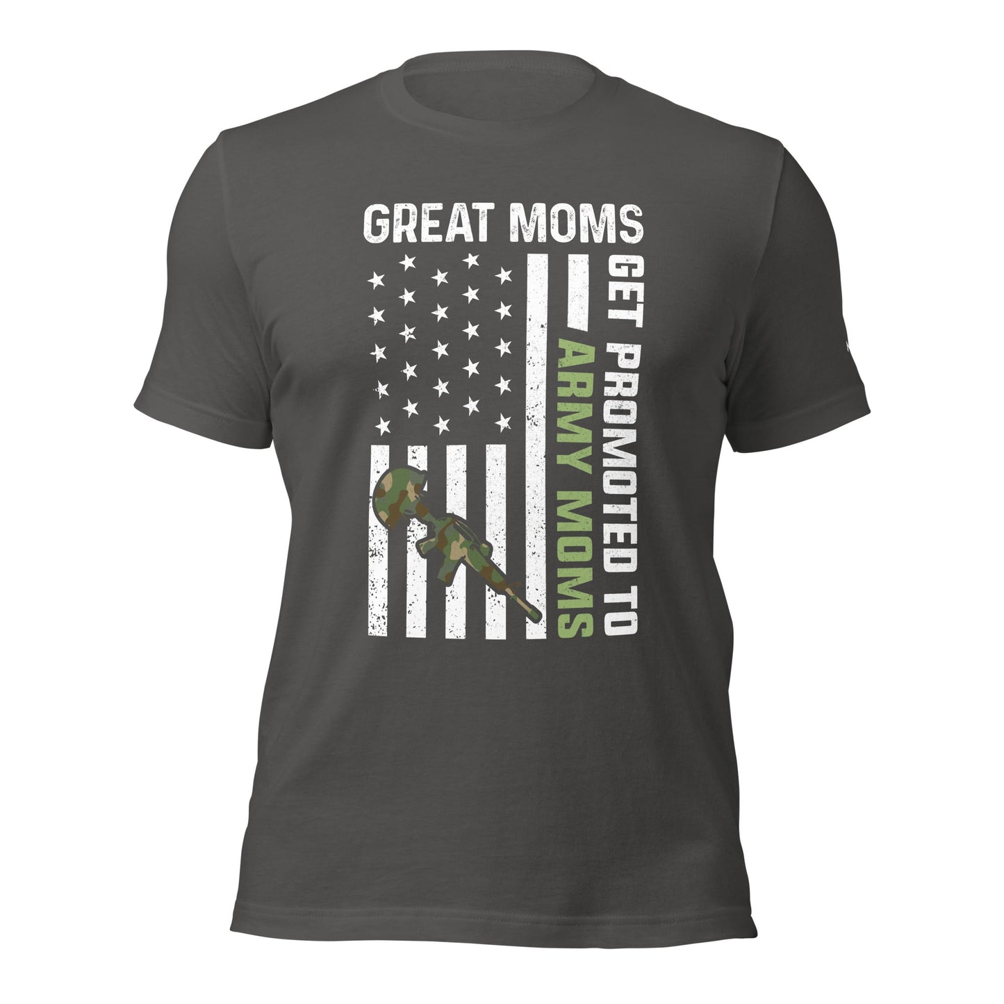 Army Moms, Great Moms promoted - Unisex t-shirt by DarkByteGear