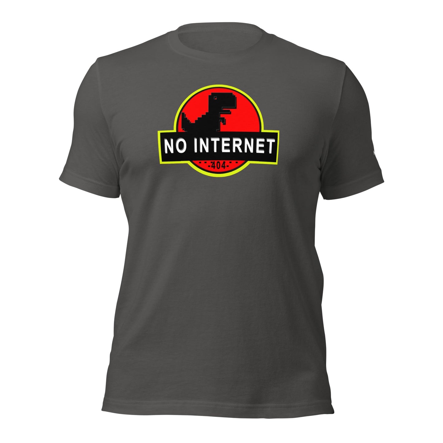No internet 404 - Unisex t-shirt by DarkByteGear