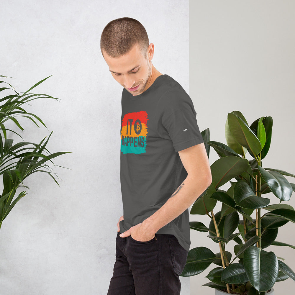 It happens Unisex t-shirt by DarkByteGear