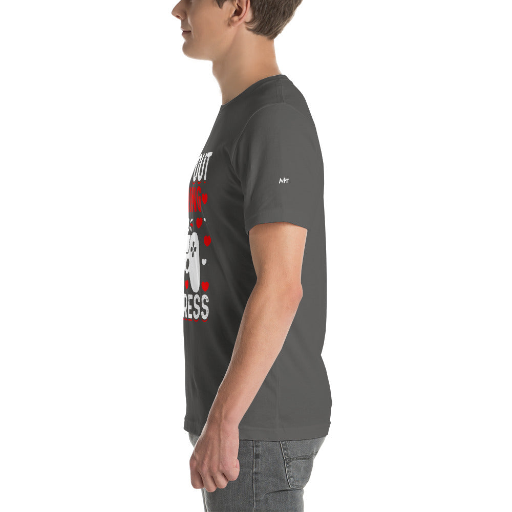 Keep out Gaming in Progress Unisex t-shirt by DarkByteGear