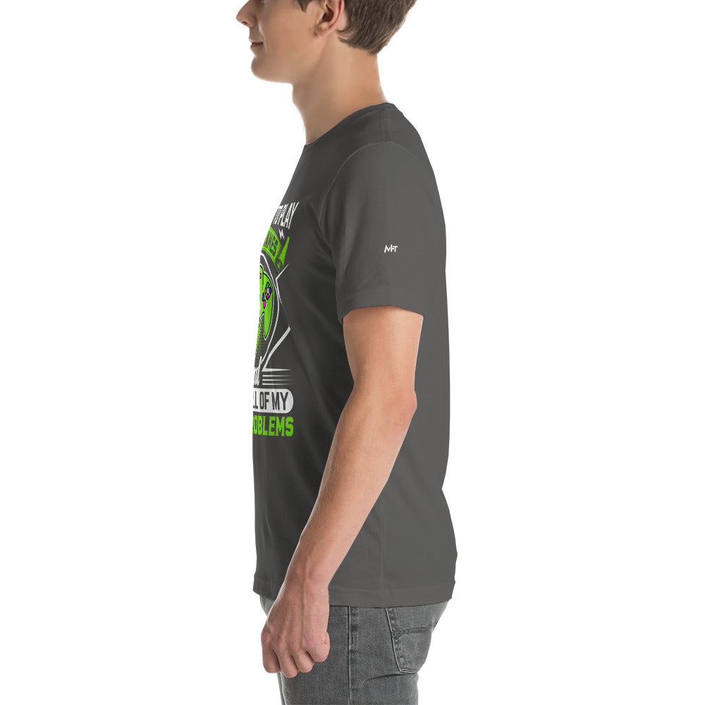 I just want to Play Video games and Ignore all of My Adult Problems Unisex t-shirt by DarkByteGear