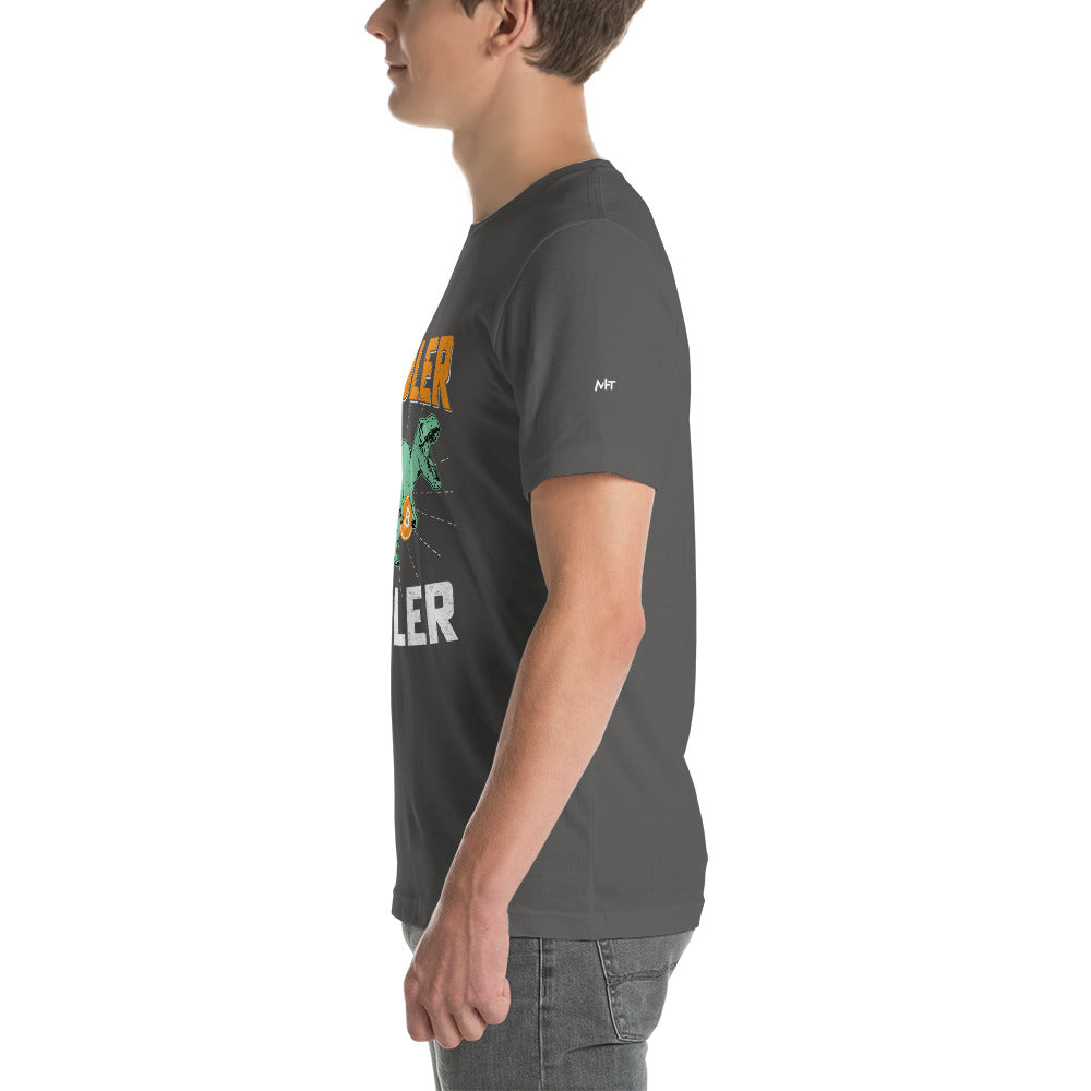 Toddler Bitcoin T-rex Holder - Unisex t-shirt by DarkByteGear