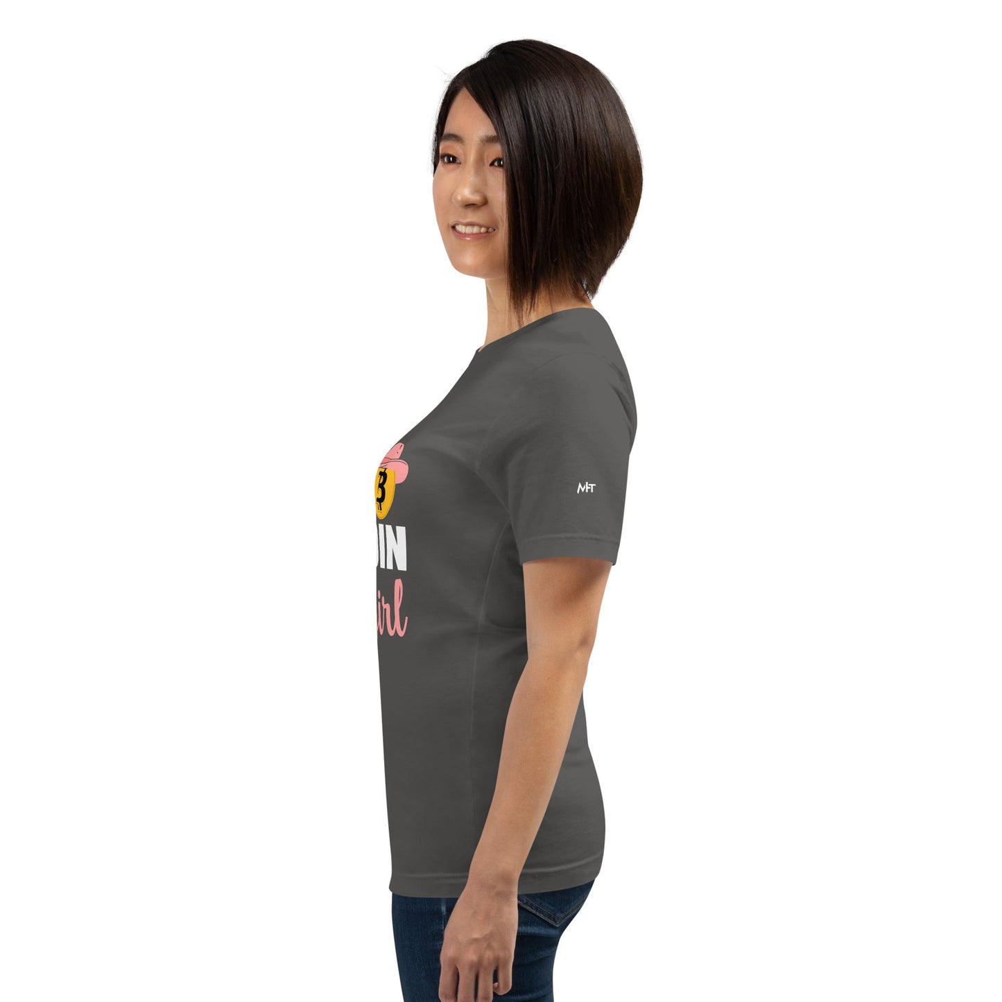 Mommy's little bitcoin cowgirl - Unisex t-shirt by DarkByteGear