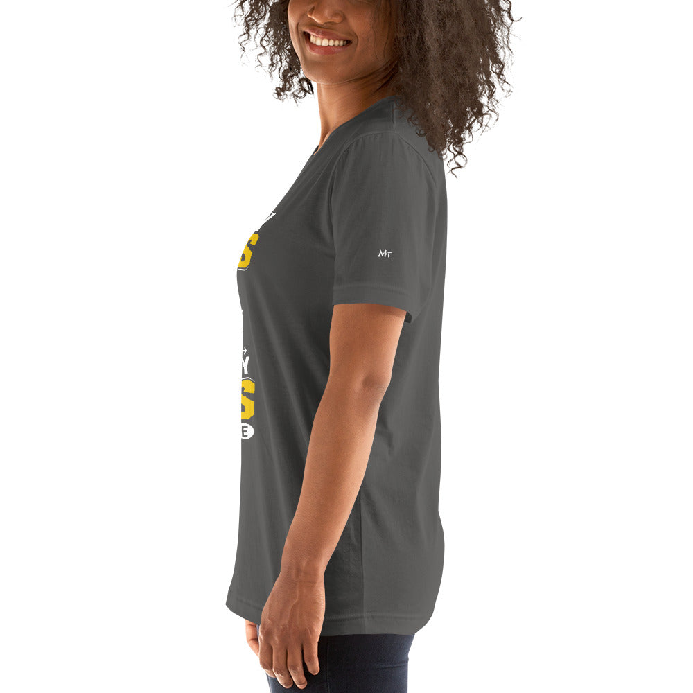 Money can't Buy you happiness but it can Buy you Stock and that was close - Unisex t-shirt by DarkByteGear