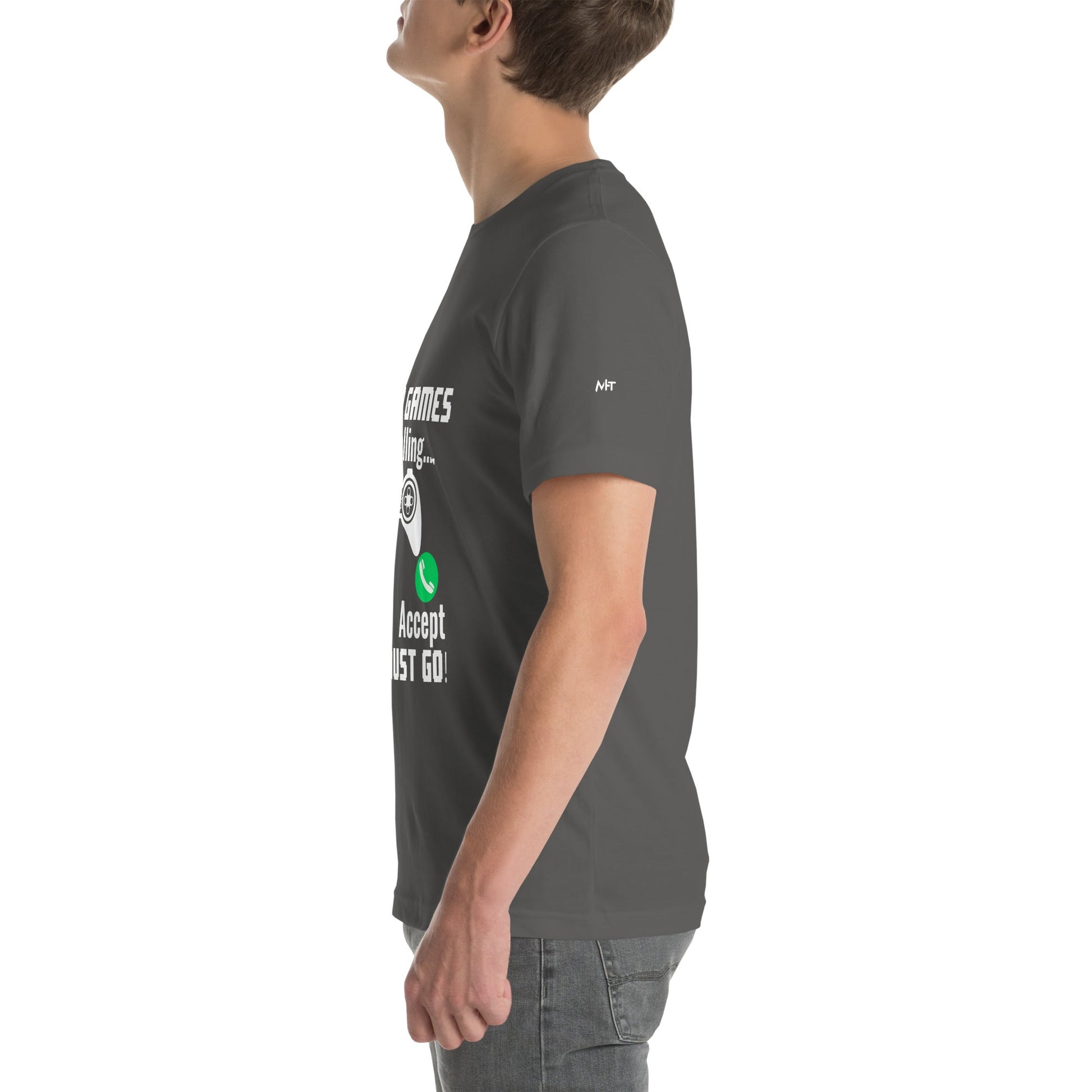 Video Games are Calling and I must Go Rima 18 - Unisex t-shirt by DarkByteGear