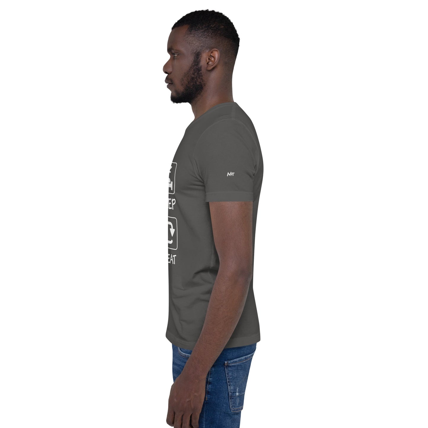Eat, Sleep, Code, Repeat V1 - Unisex t-shirt by DarkByteGear