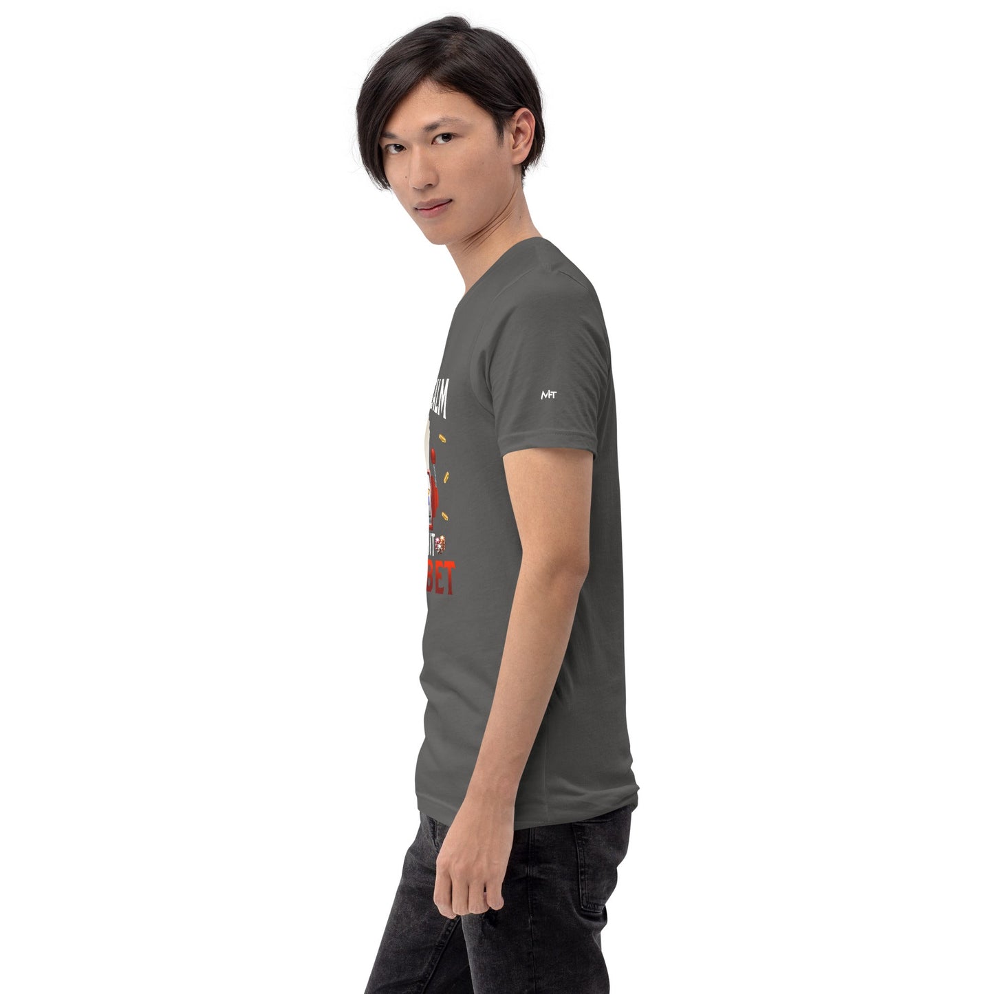 Keep Calm and Hit Max Bet - Unisex t-shirt by DarkByteGear