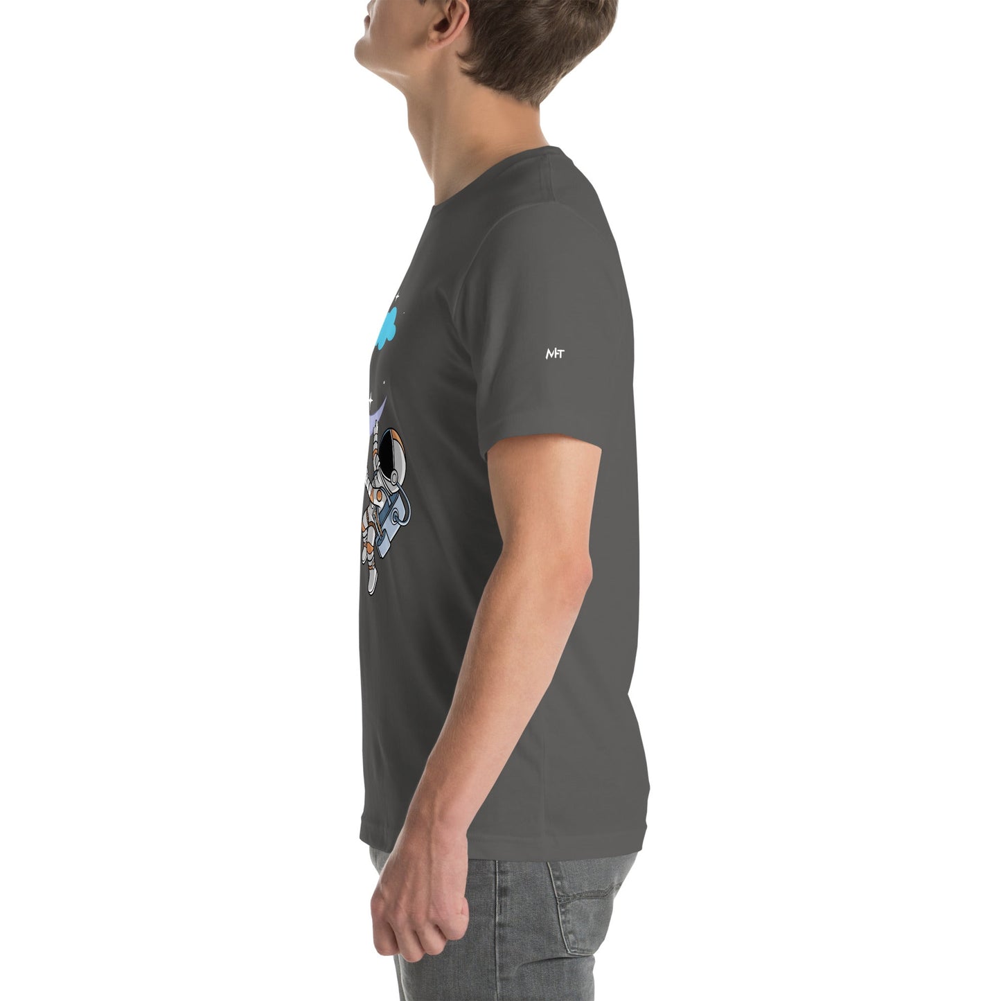 Full Moon Astronaut - Unisex t-shirt by DarkByteGear