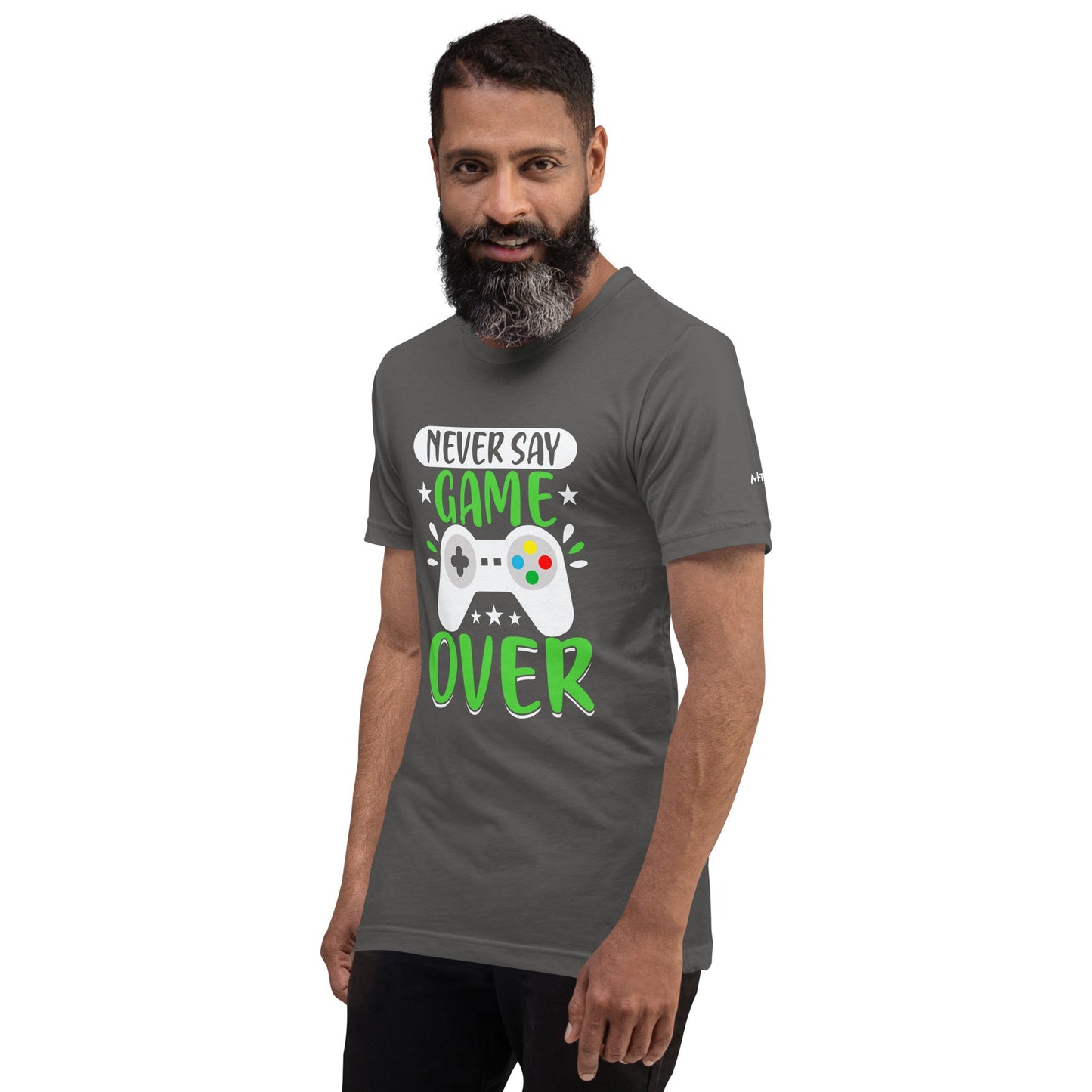Never say Gameover Unisex t-shirt by DarkByteGear