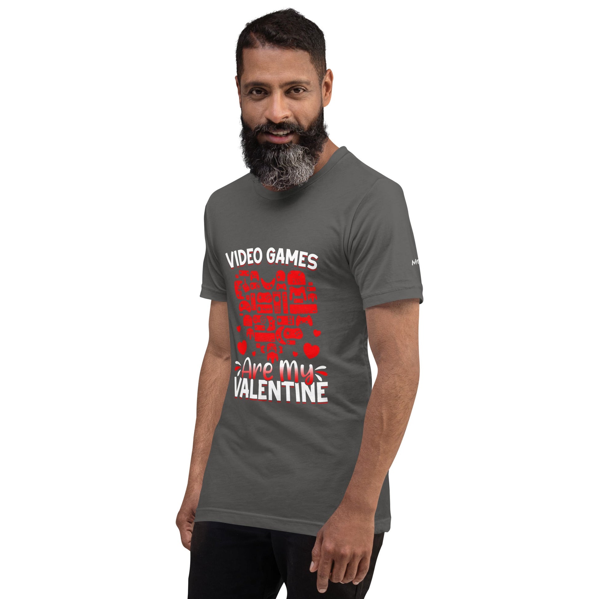 Video games are my valentine Unisex t-shirt by DarkByteGear