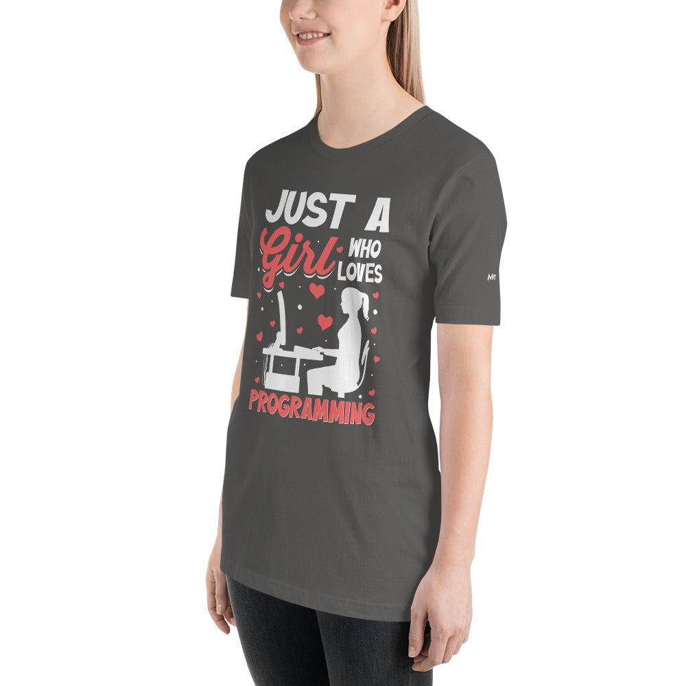 Just a girl who loves programming - Unisex t-shirt by DarkByteGear
