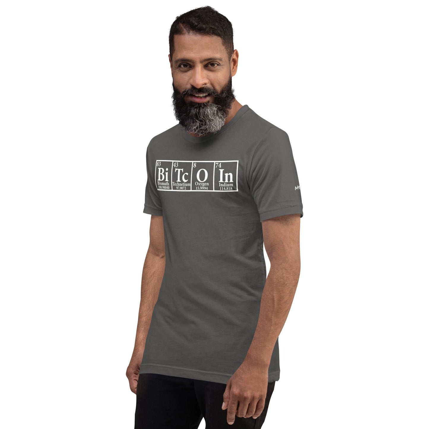 Bitcoin Periodic Table Unisex t-shirt by DarkByteGear