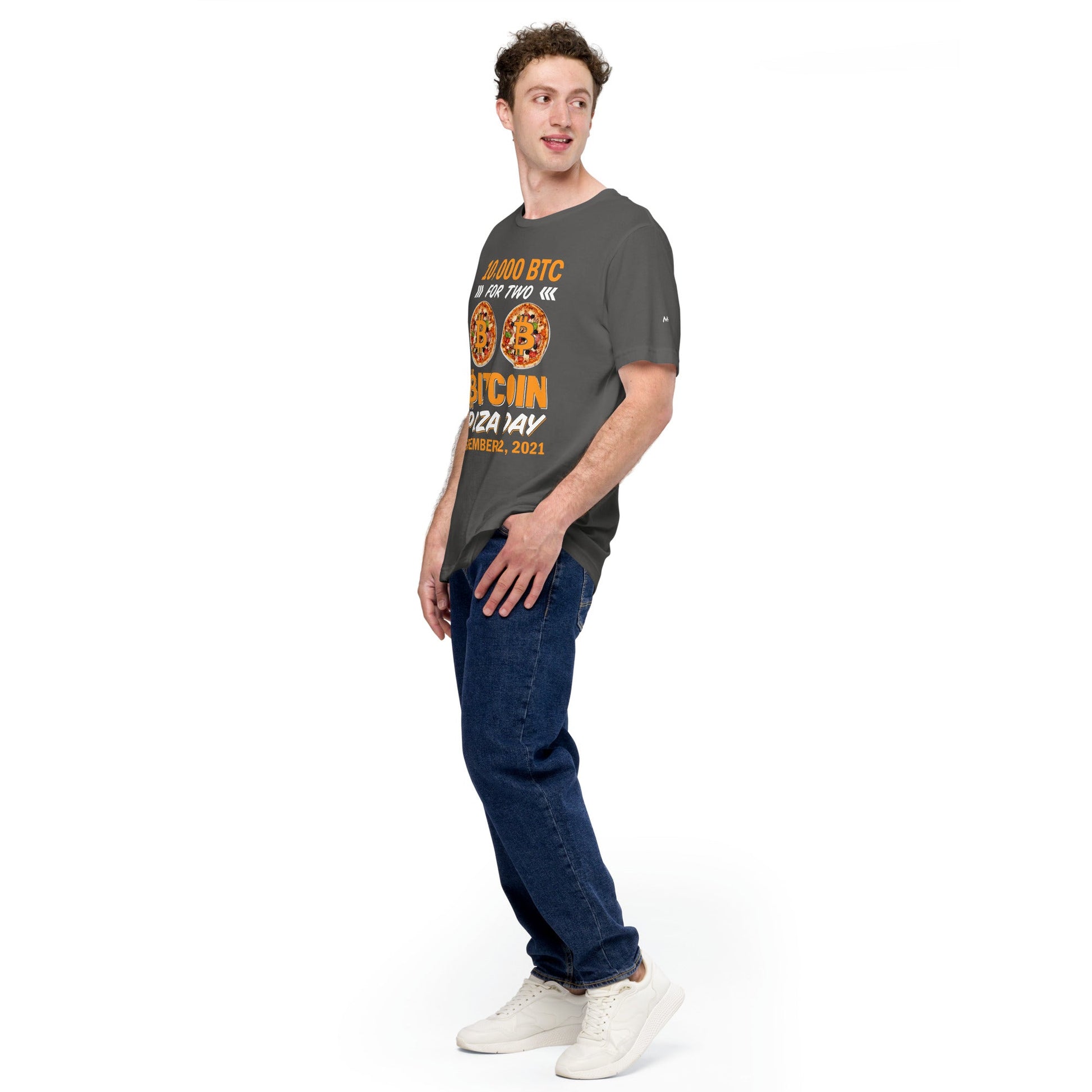 Bitcoin Pizza Day Special September 22, 2021, 10,000 BTC for two B-pizzas Unisex t-shirt by DarkByteGear
