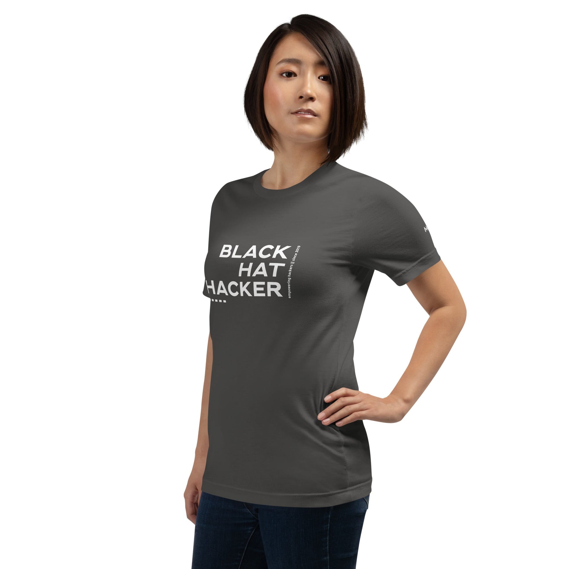 Black Hat Hacker V12 Unisex t-shirt by DarkByteGear