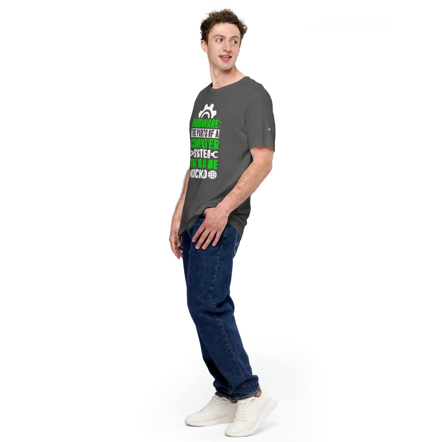 Hardware: The Part of a Computer System - Unisex t-shirt by DarkByteGear