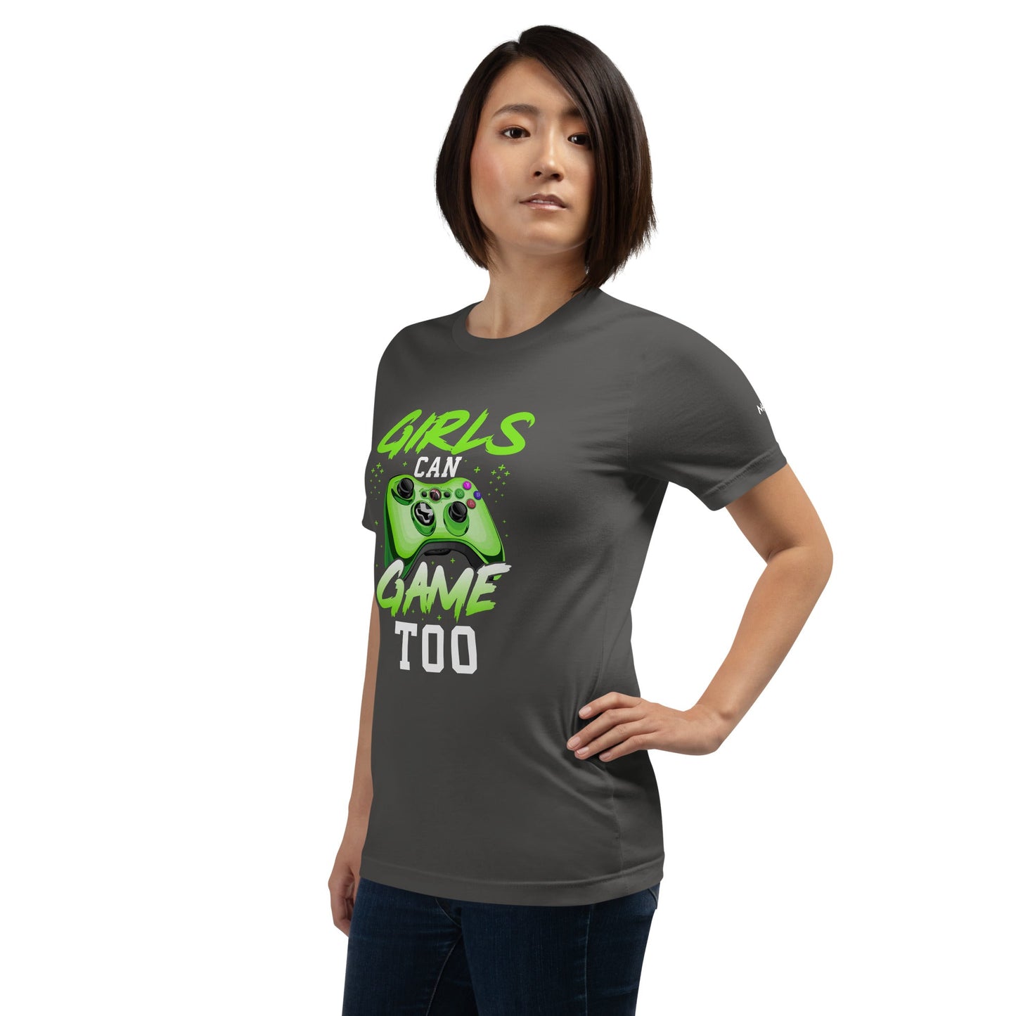 Girls can Game too Unisex t-shirt by DarkByteGear