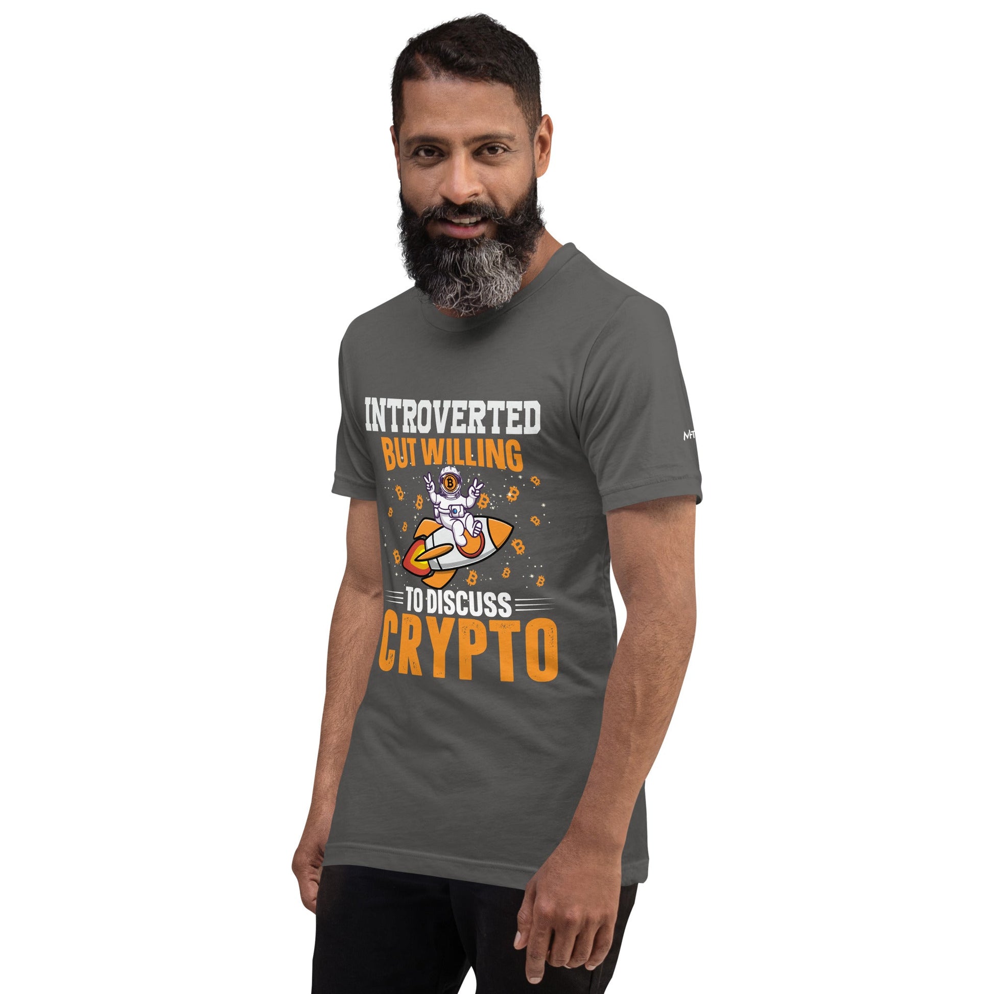 Introverted but Willing to Discuss Bitcoin Unisex t-shirt by DarkByteGear