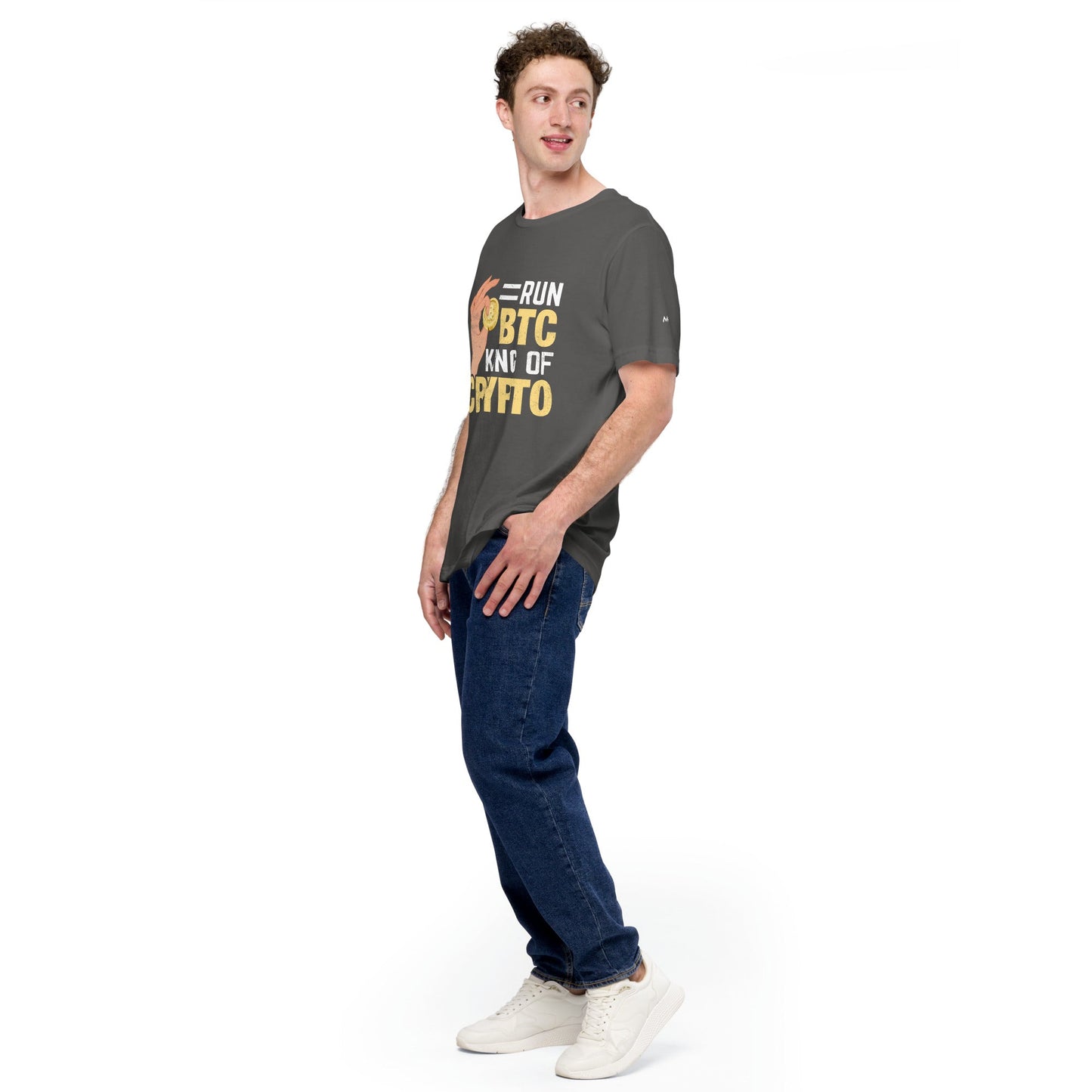 = Run BTC King of BitCoin - Unisex t-shirt by DarkByteGear