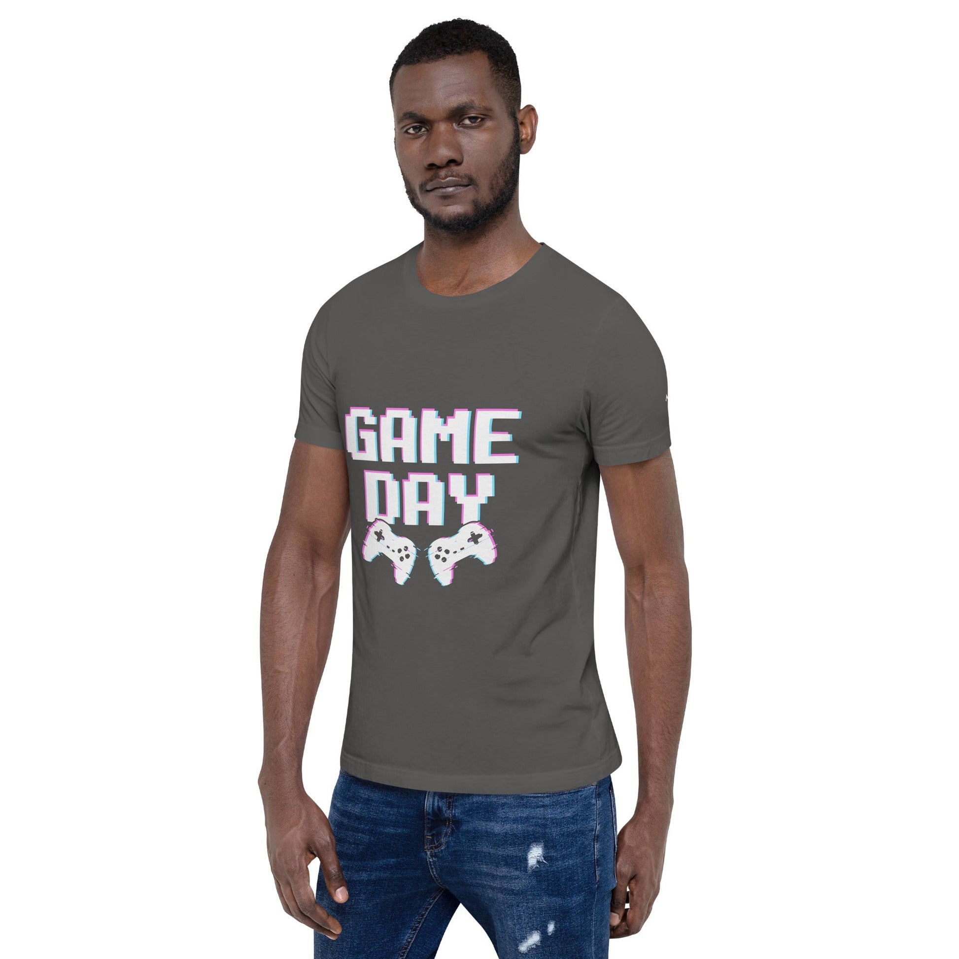 Game Day Lego White - Unisex t-shirt by DarkByteGear